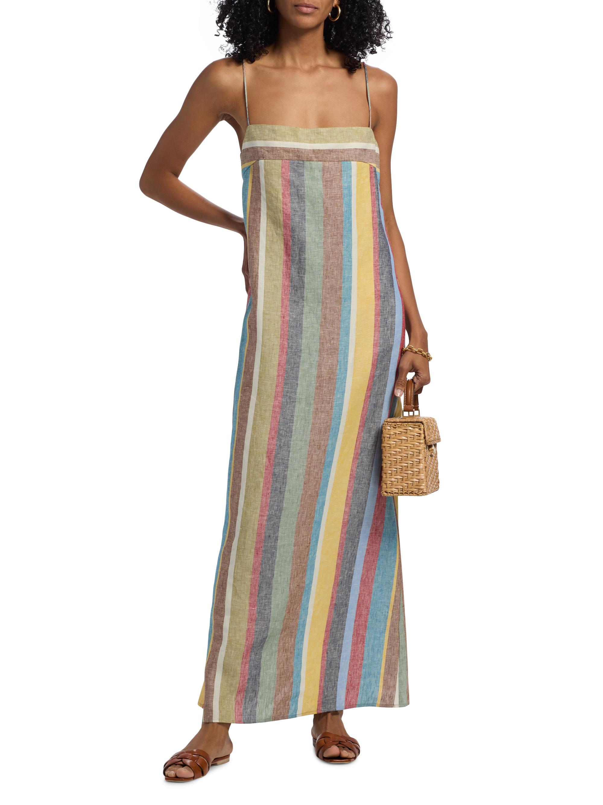 Staud Laura Linen Maxi Dress | Saks Fifth Avenue
