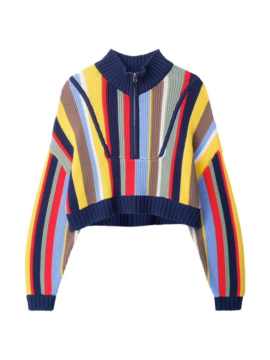 STITCH STRIPE ブルゾン　セットアップ　ラグアジェム LAGUA GEM | STITCH STRIPE ブルゾン (ブルゾン ) |SHEL'TTER WEBSTORE