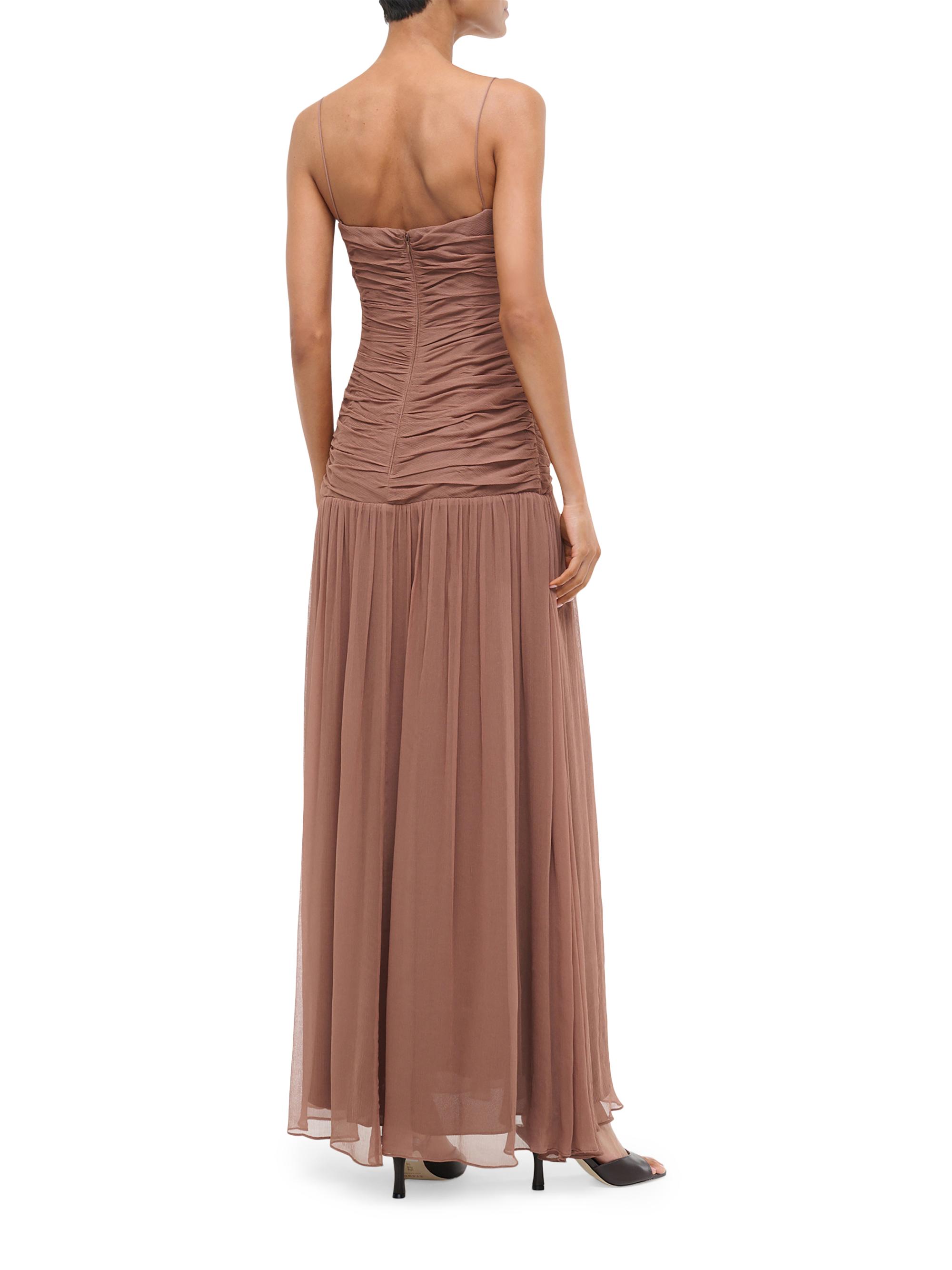 drop.waist dress Elbow Sleeve Below-the-Knee Shirred Dress FANTA-SEA / XL by mododoc / / adult