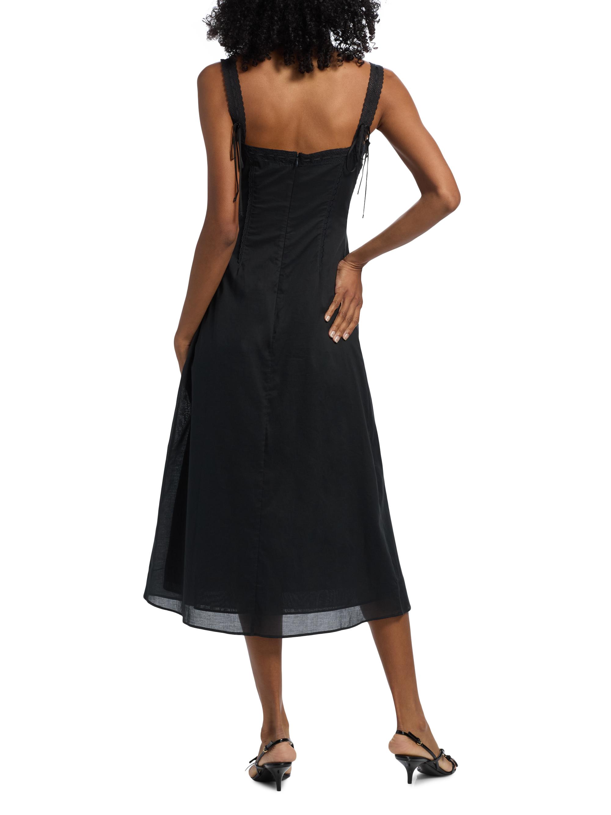 knee length dresses for ladies Metallic Brocade Matilda Midi Dress main image 1