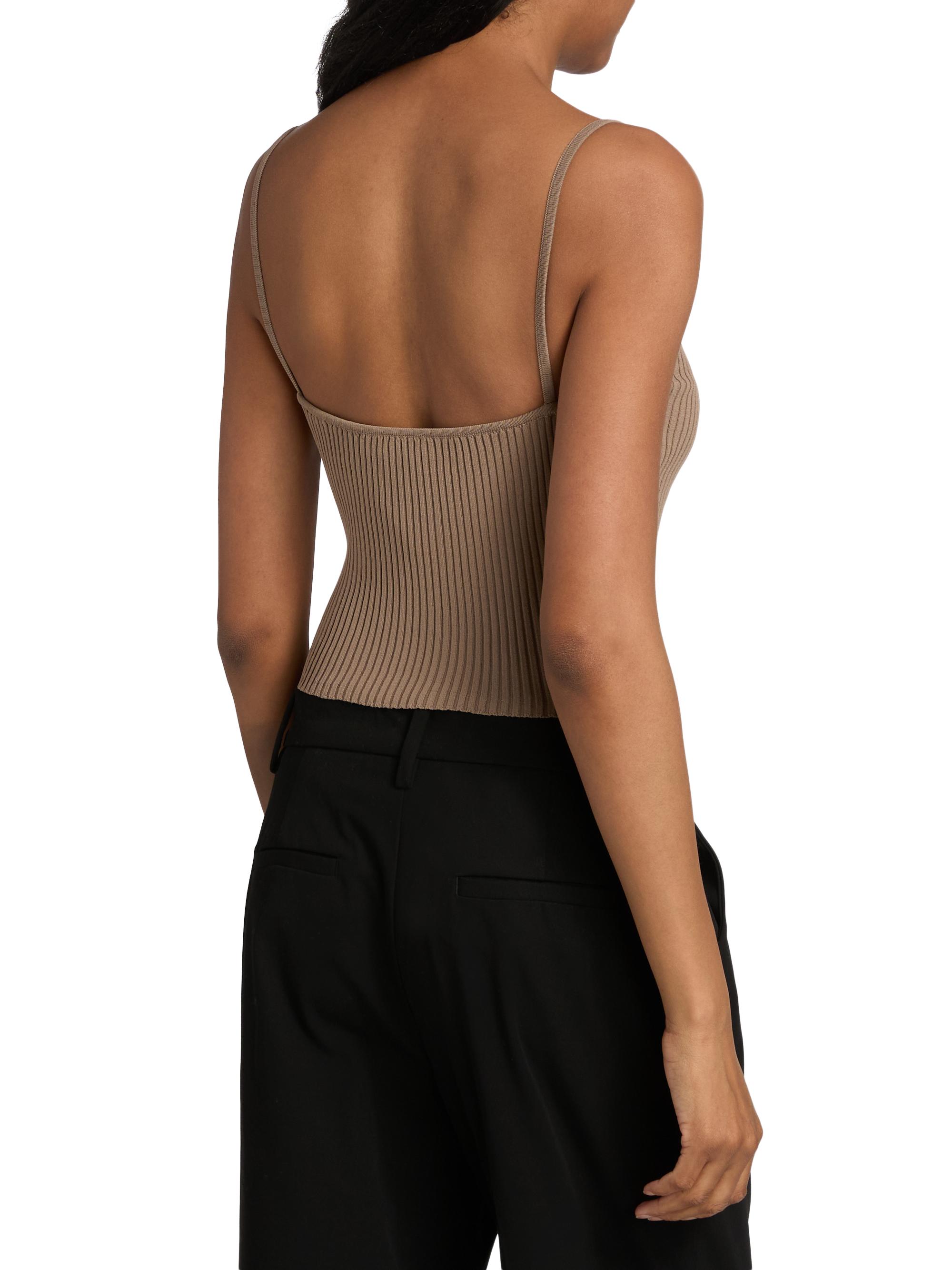 Staud Soleil Rib-Knit Tank | Saks Fifth Avenue