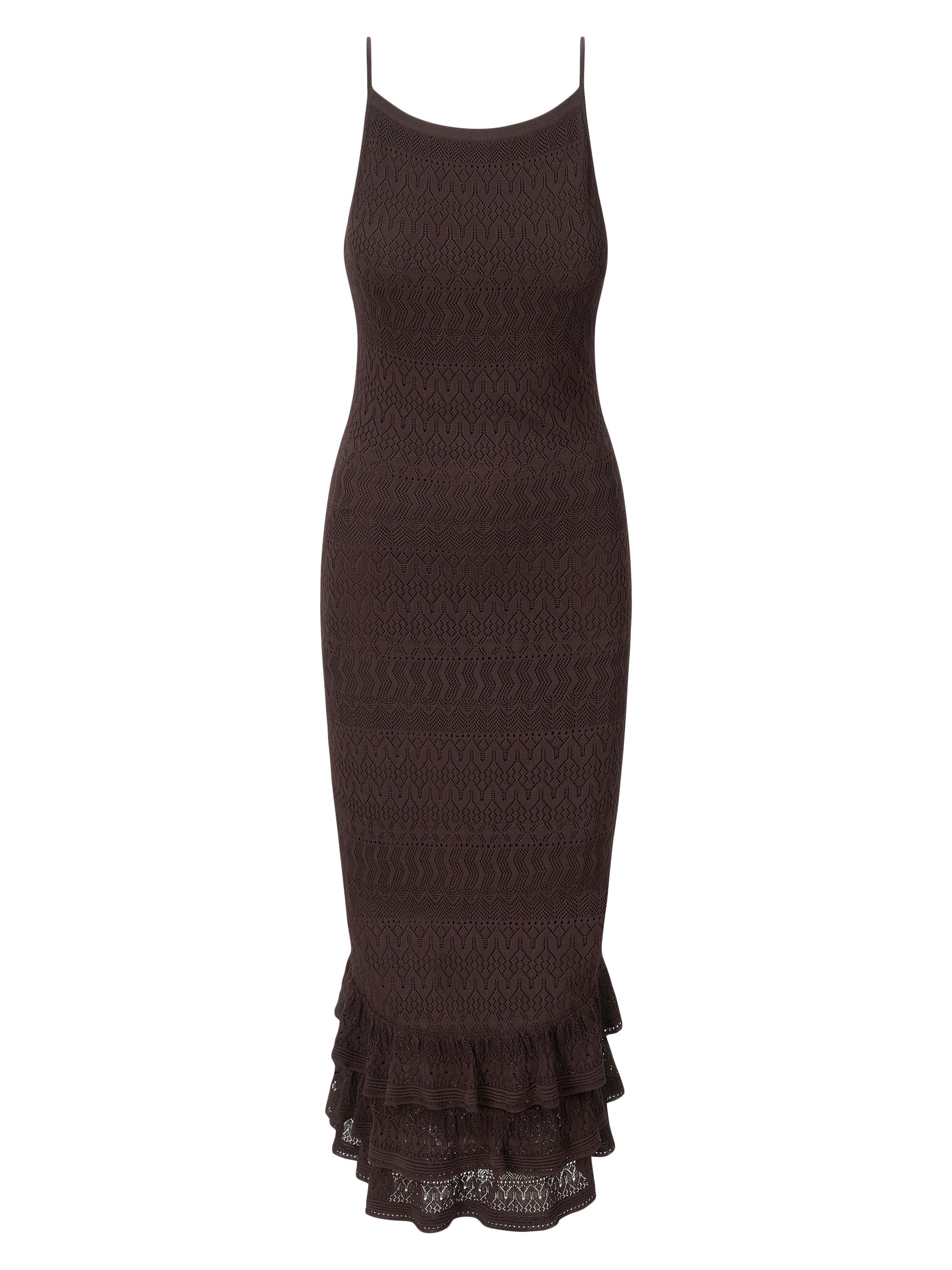 Staud Bliss Knit Ruffle-Trim Maxi Dress Saks Fifth Avenue