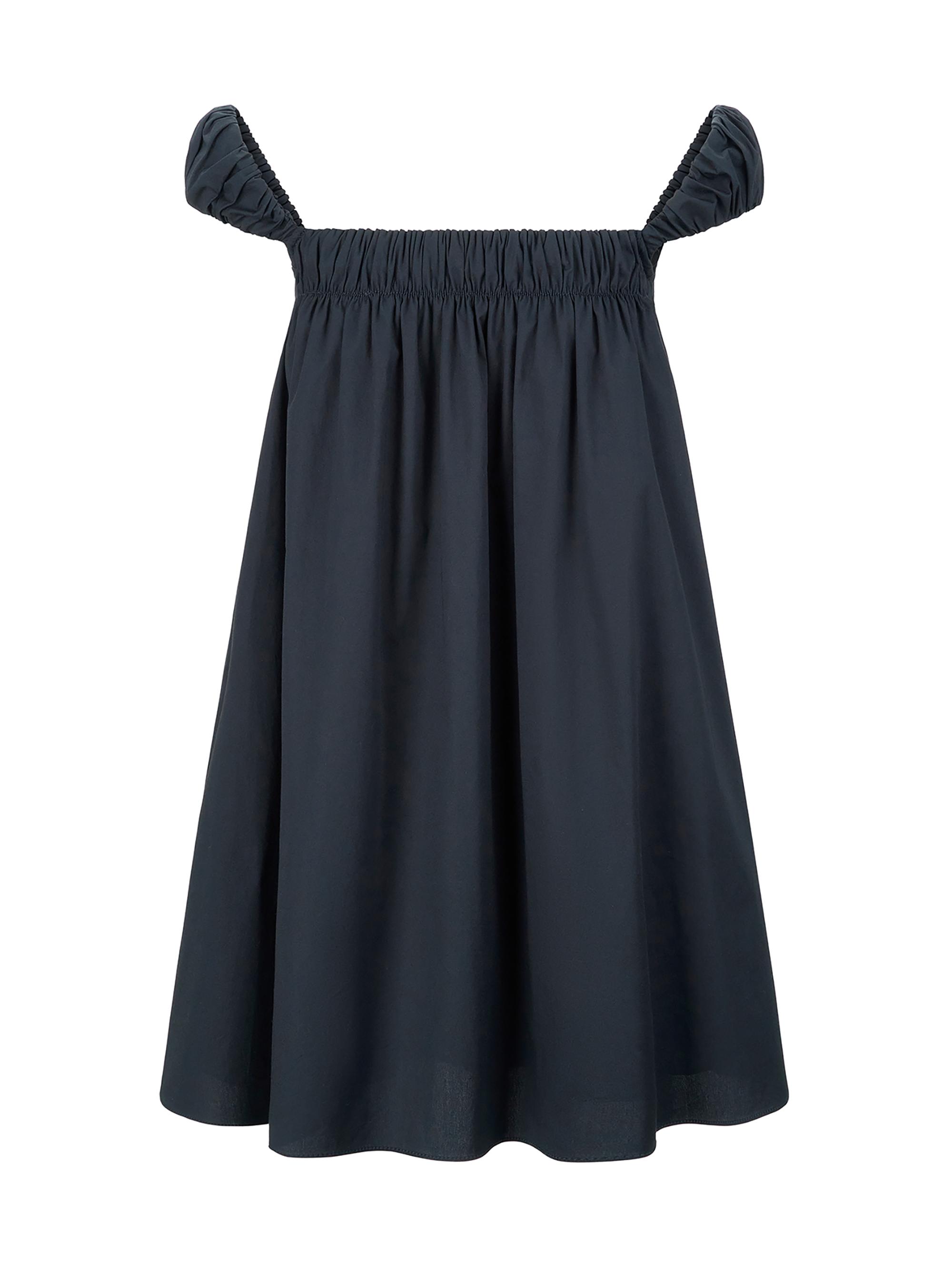 Staud Women's Beau Poplin Babydoll Minidress - Black