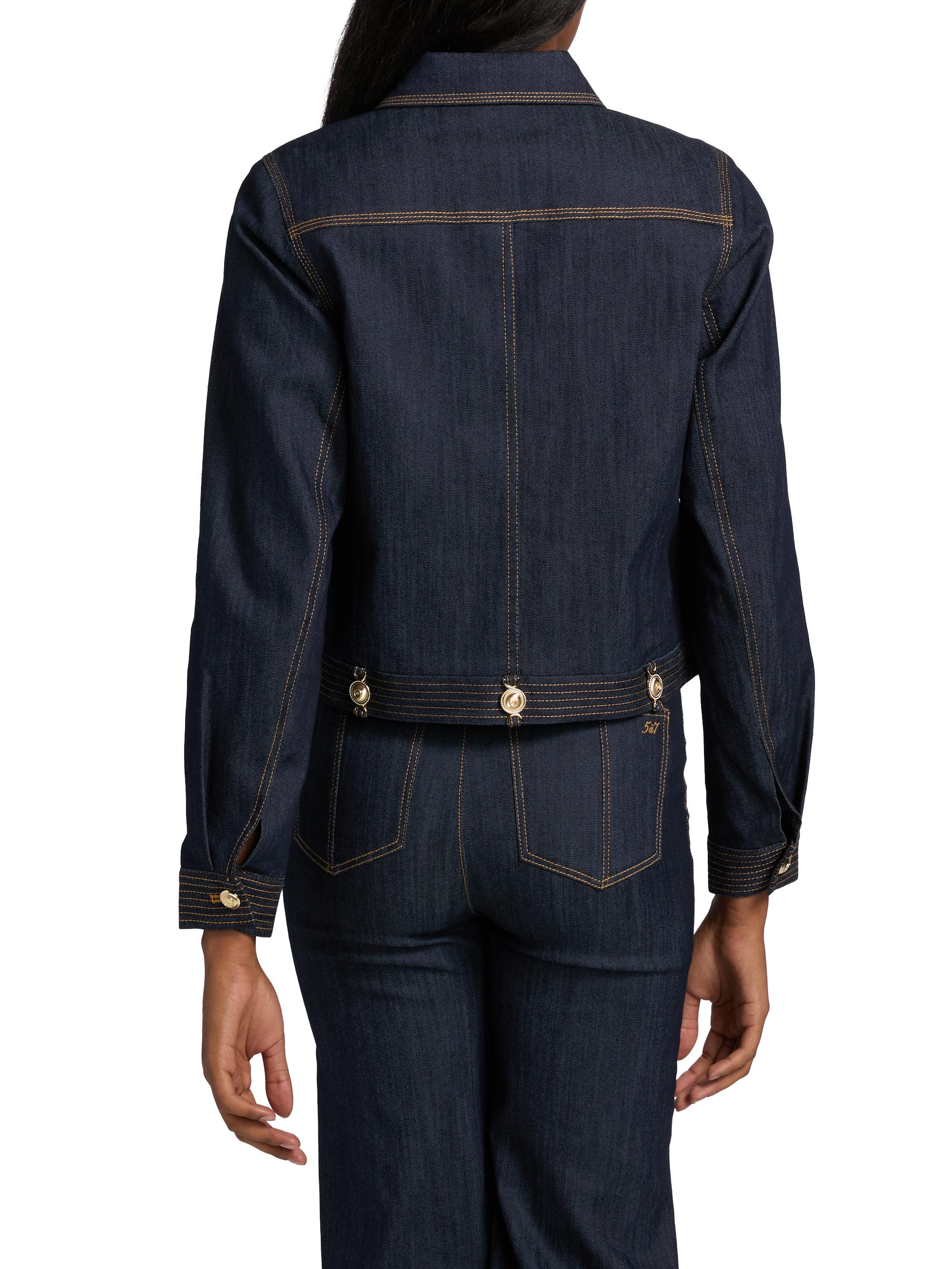 Cinq à Sept Lydie Boxy-Fit Denim Jacket | Saks Fifth Avenue