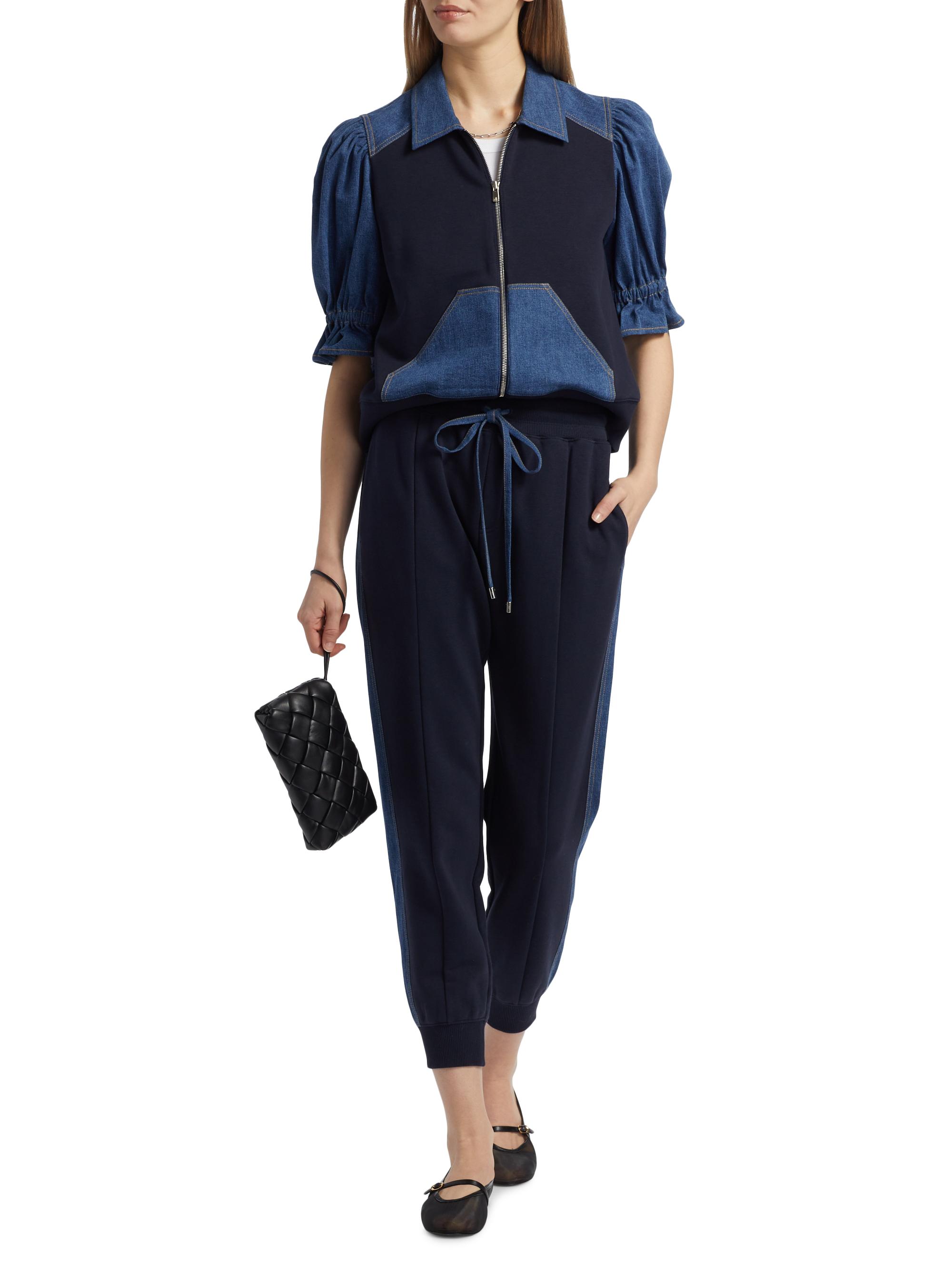 Cinq à Sept Susan Two-Tone Cotton-Blend Jacket | Saks Fifth Avenue