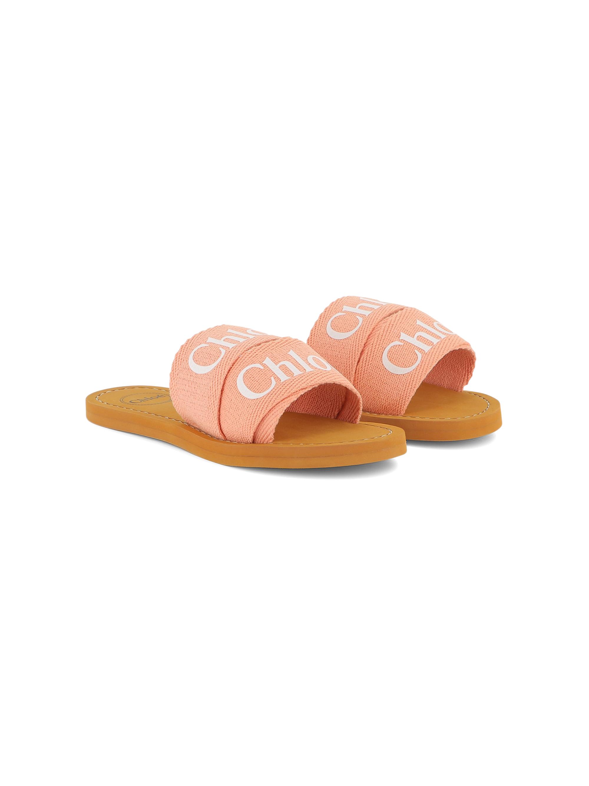 Chloé Little Girl's & Girl's Logo Sandals - Raspberry 13 (Child)