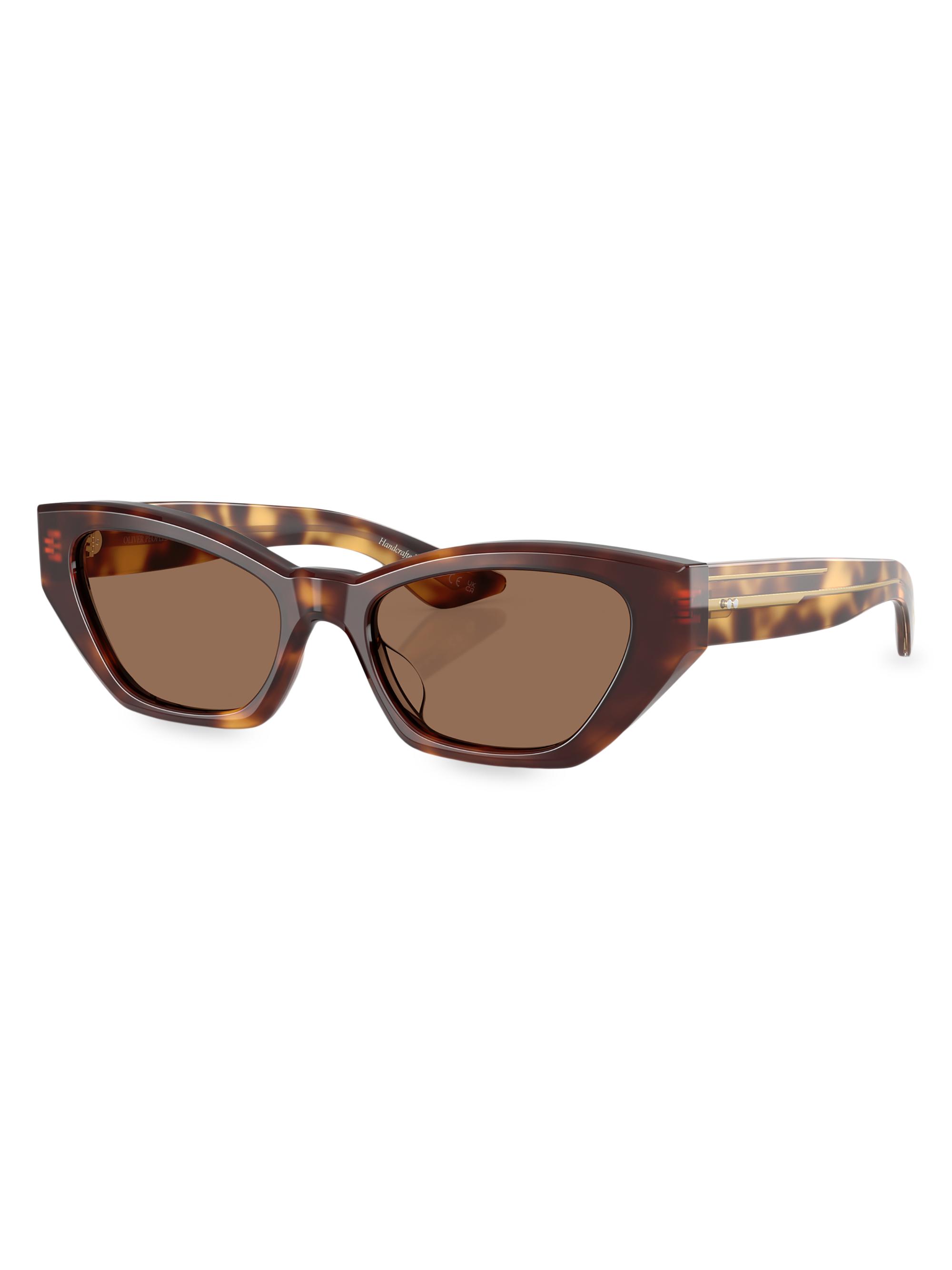 Oliver Peoples Women's  x Khaite 53MM Cat-Eye Sunglasses - Brown
