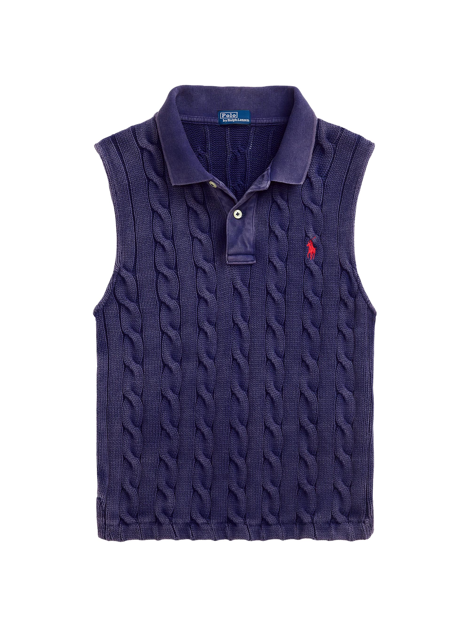 【新品】CLUBHAUS Fake layered Vest + Polo CLUBHAUS Fake layered Vest + Polo '25 - Navy/Wh