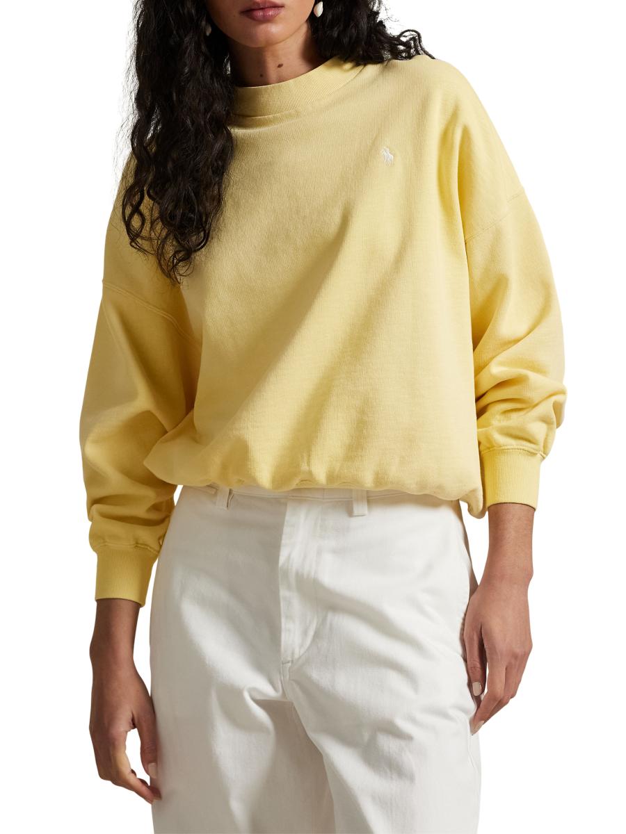 Polo Ralph Lauren Logo Cotton-Blend Crewneck Sweatshirt