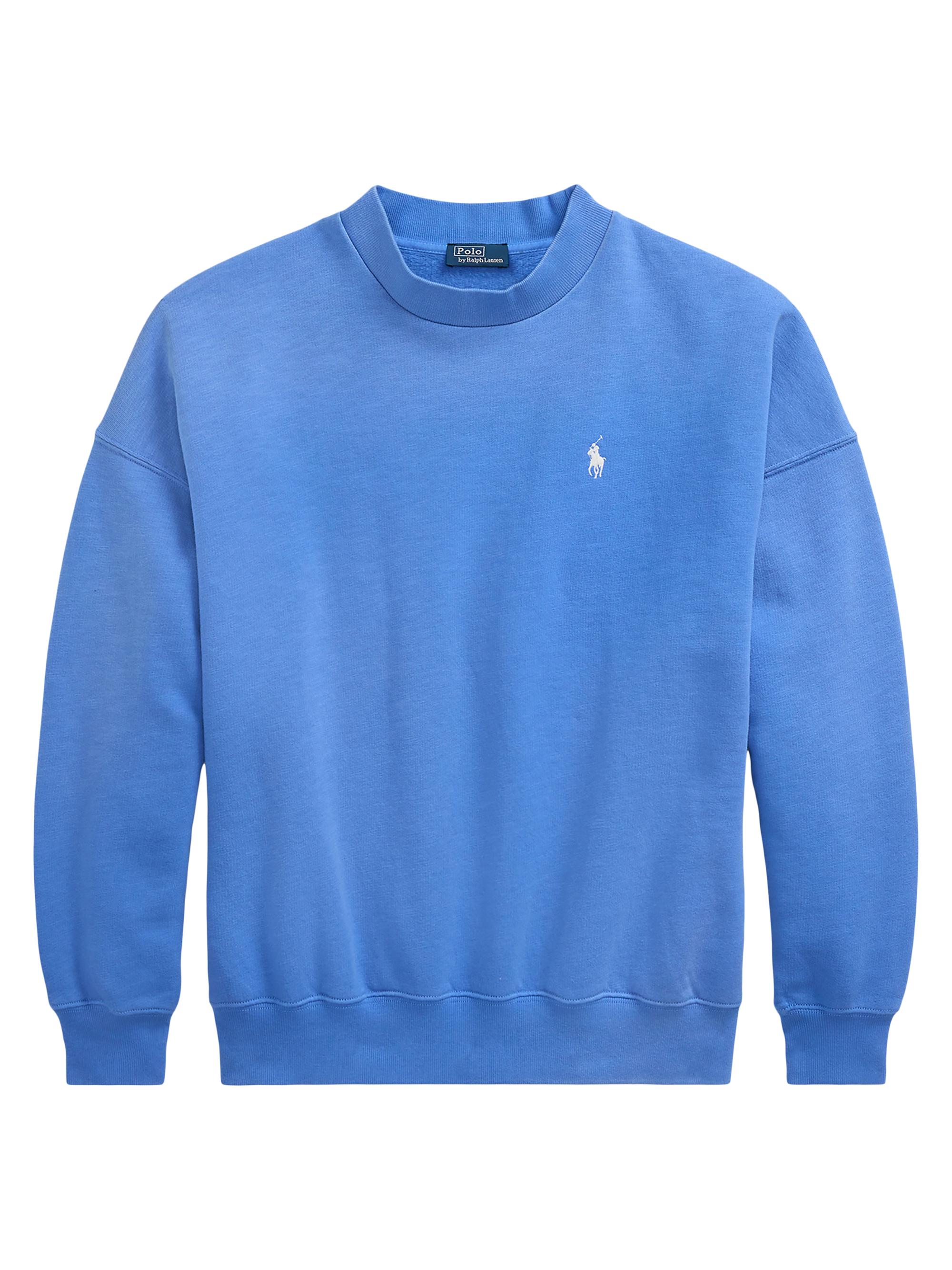 Polo Ralph Lauren Logo Cotton-Blend Crewneck Sweatshirt