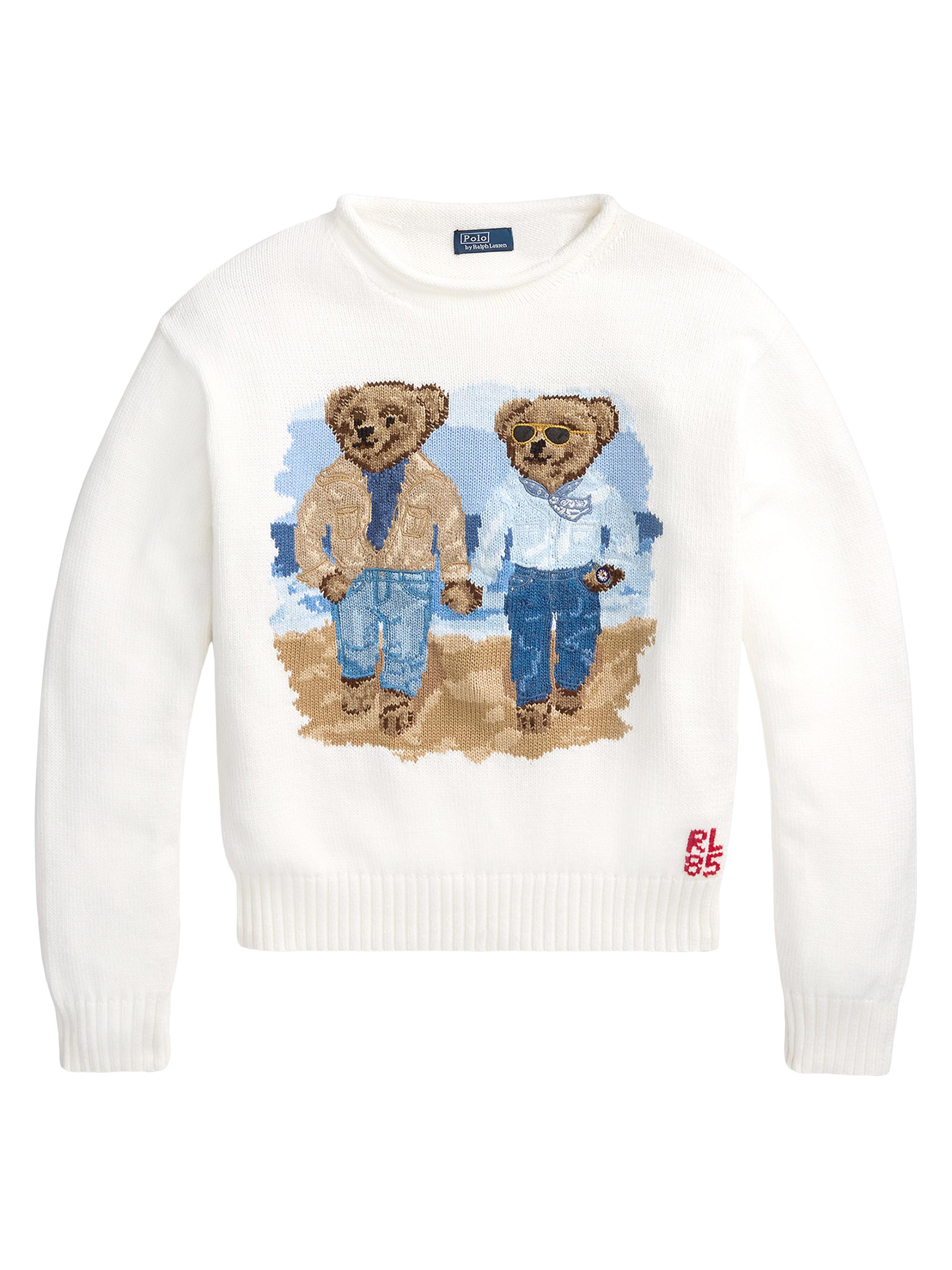 Polo Ralph Lauren The Ralph Ricky Bear Cotton Sweater Saks