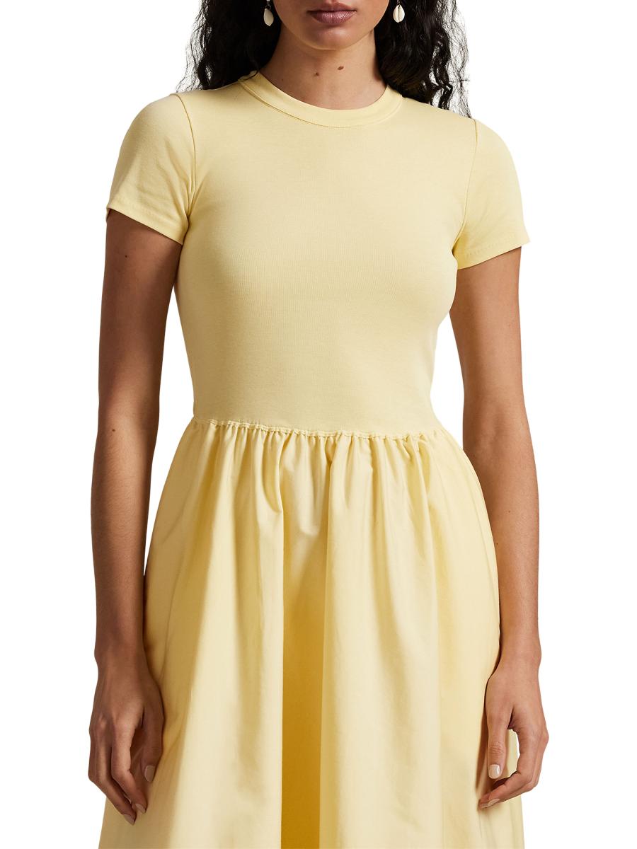 Polo Ralph Lauren Cotton Short-Sleeve Midi-Dress | Saks