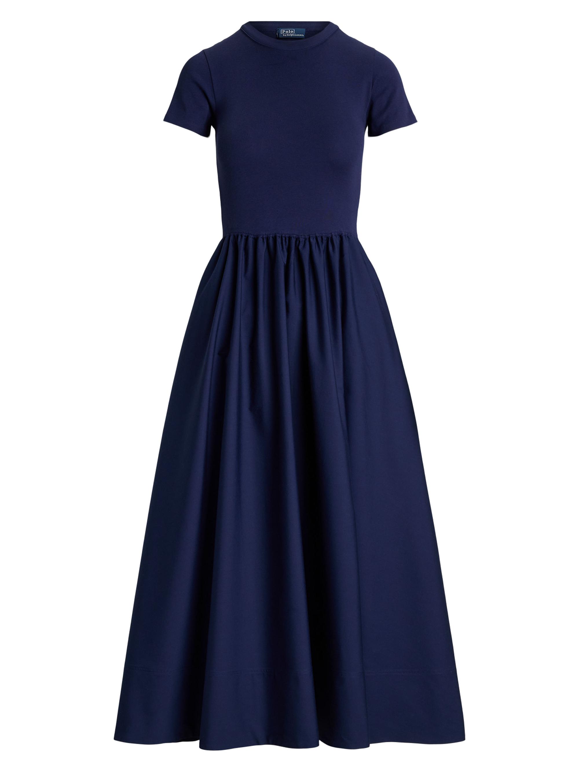 Polo Ralph Lauren Cotton Short-Sleeve Midi-Dress | Saks Fifth Avenue