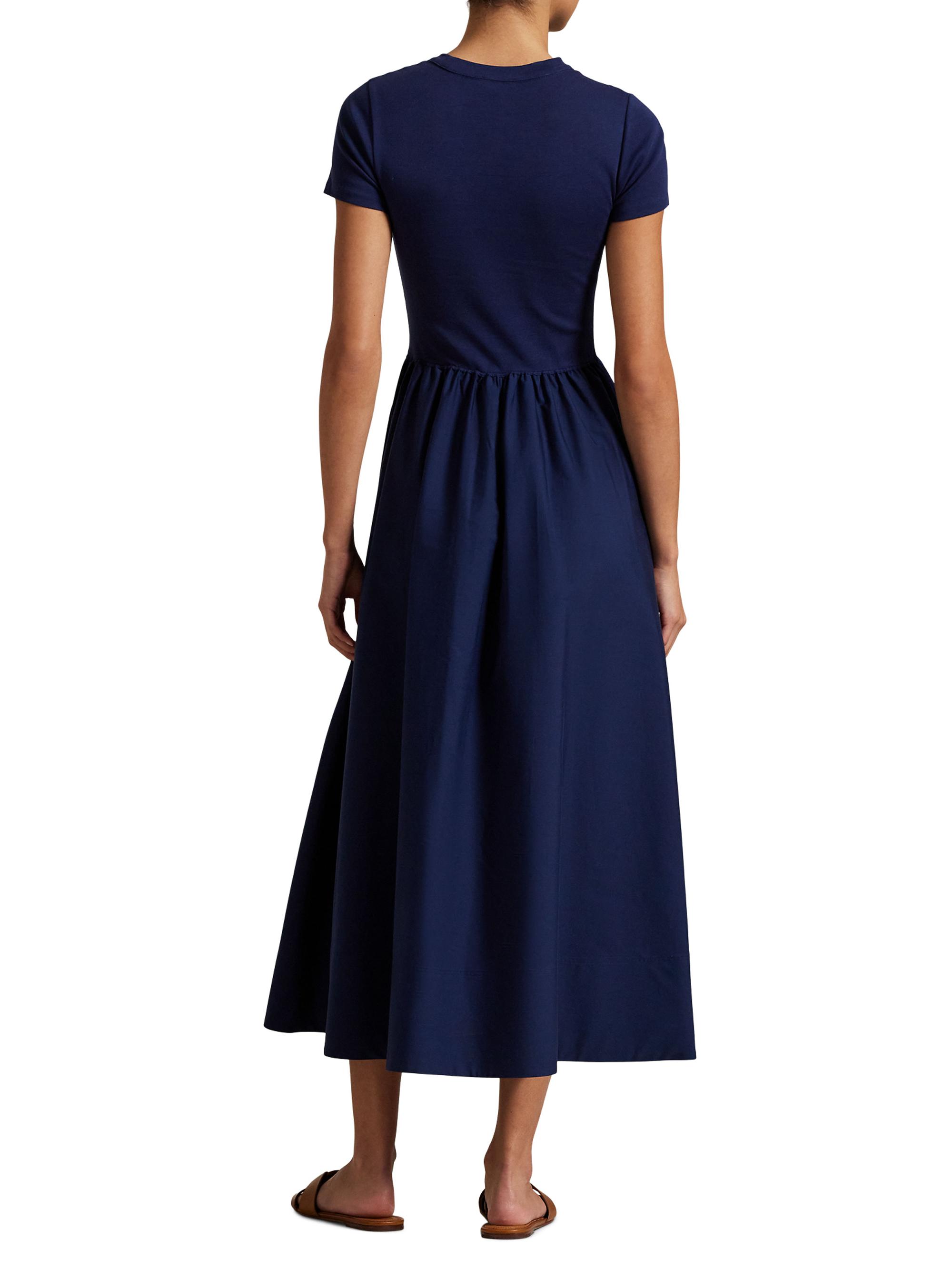 Polo Ralph Lauren Cotton Short-Sleeve Midi-Dress | Saks Fifth Avenue