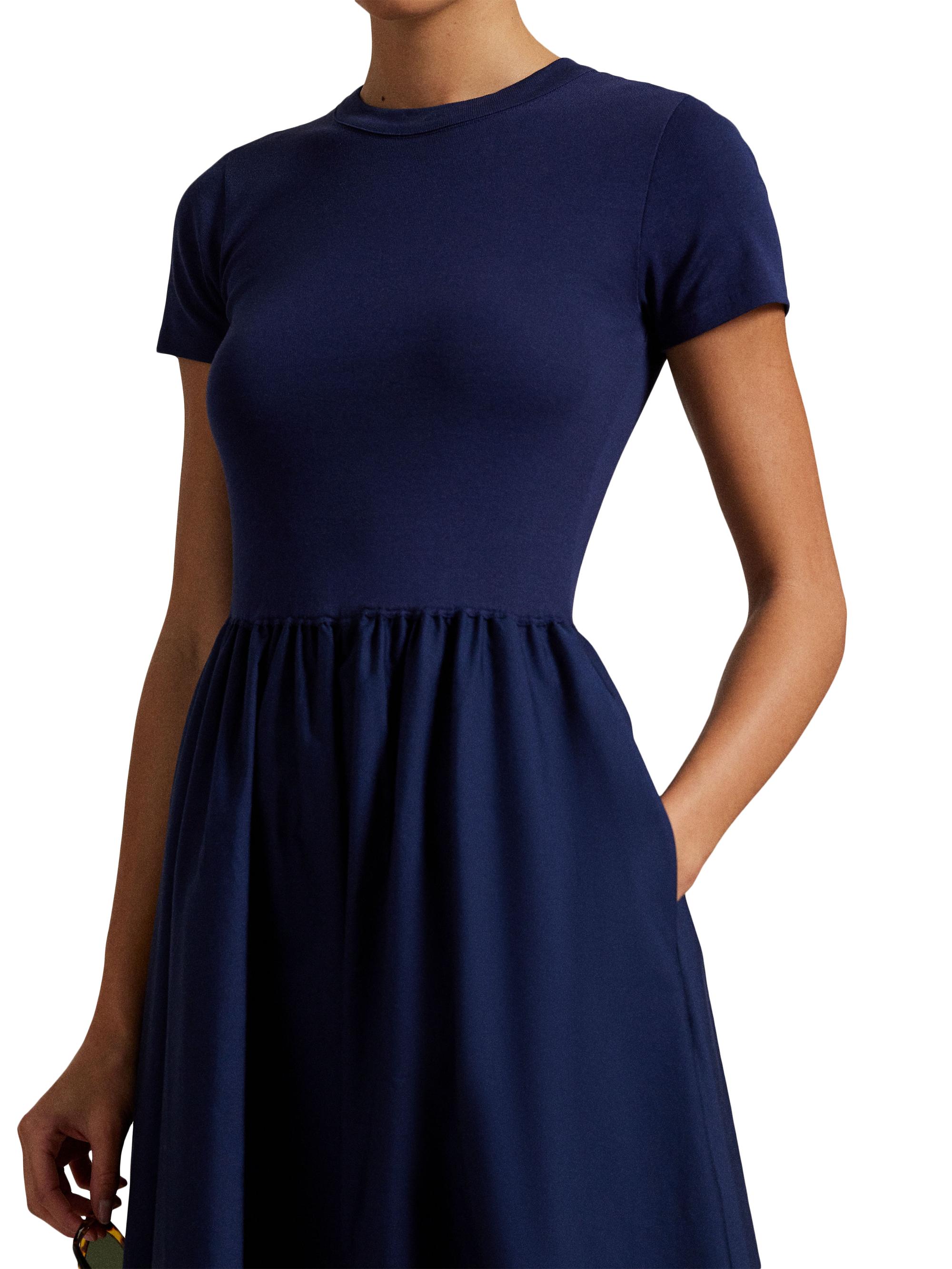 wine fit and flare dress Adrianna Papell main image 0