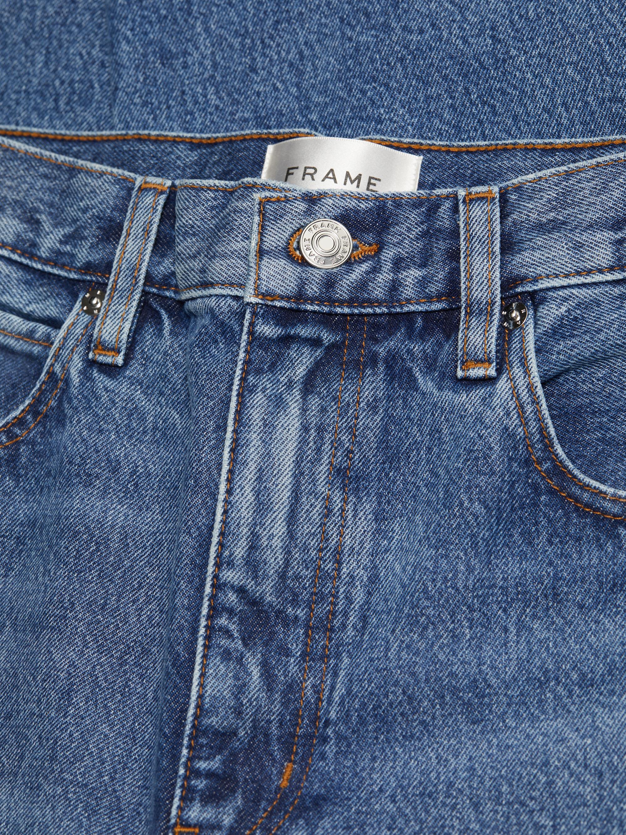 FRAME The Bubble High-Rise Barrel Crop Jeans | Saks Fifth Avenue