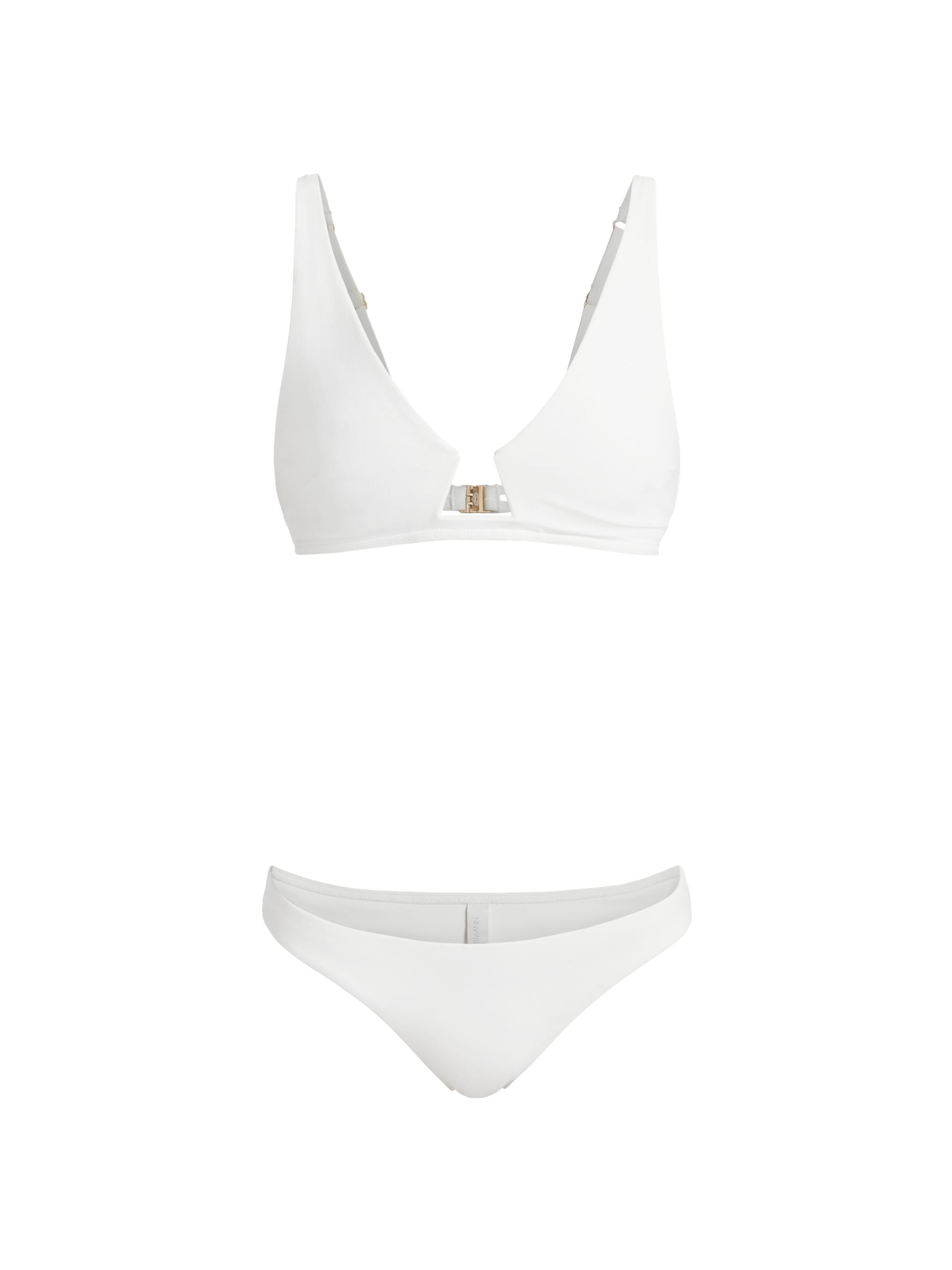 Coco pleats swimwear【white】 CARB-YD420-WHT-23FAL-One-Piece