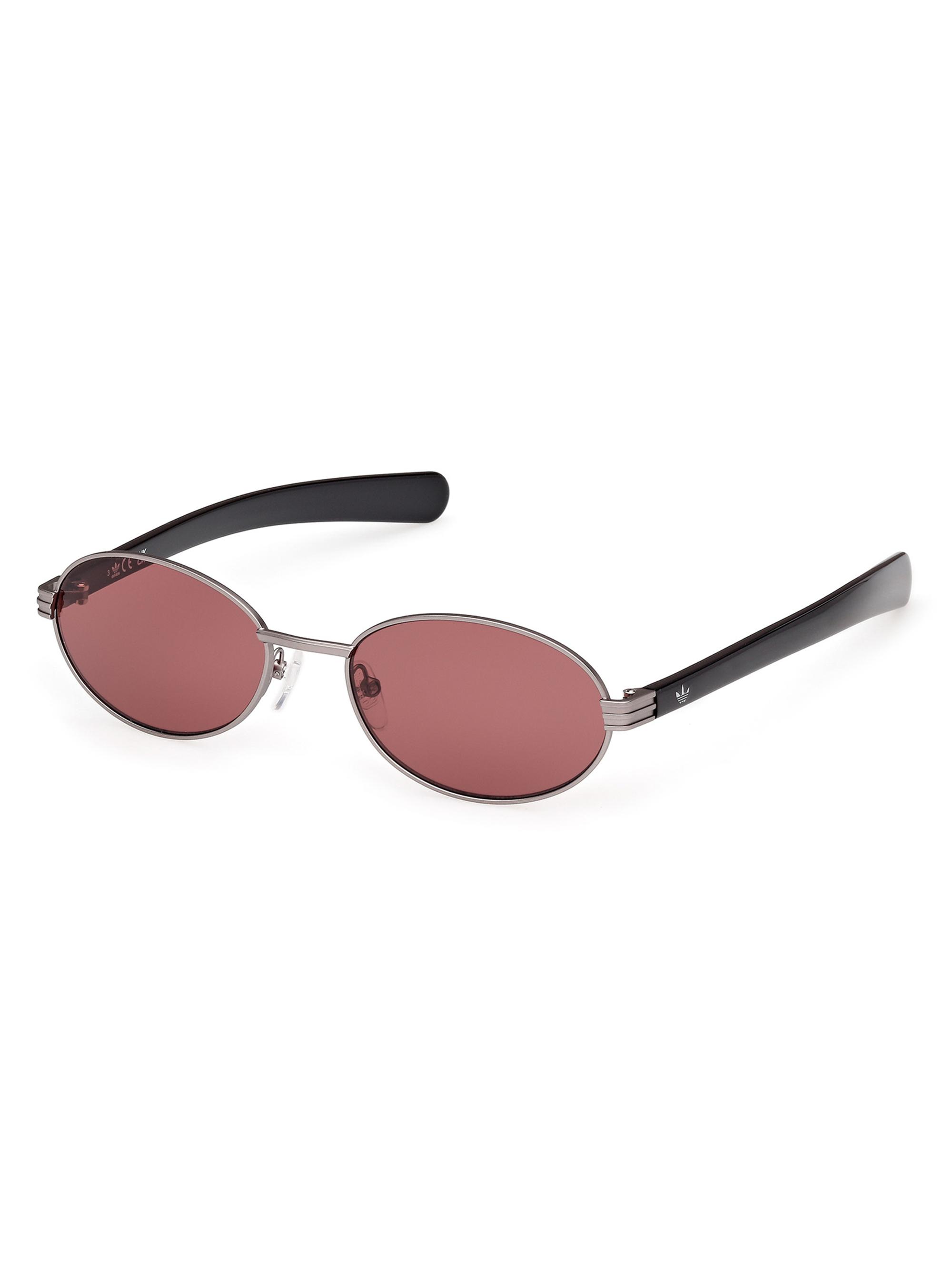 adidas Men's 54MM Oval Sunglasses - Bordeaux Ruthenium