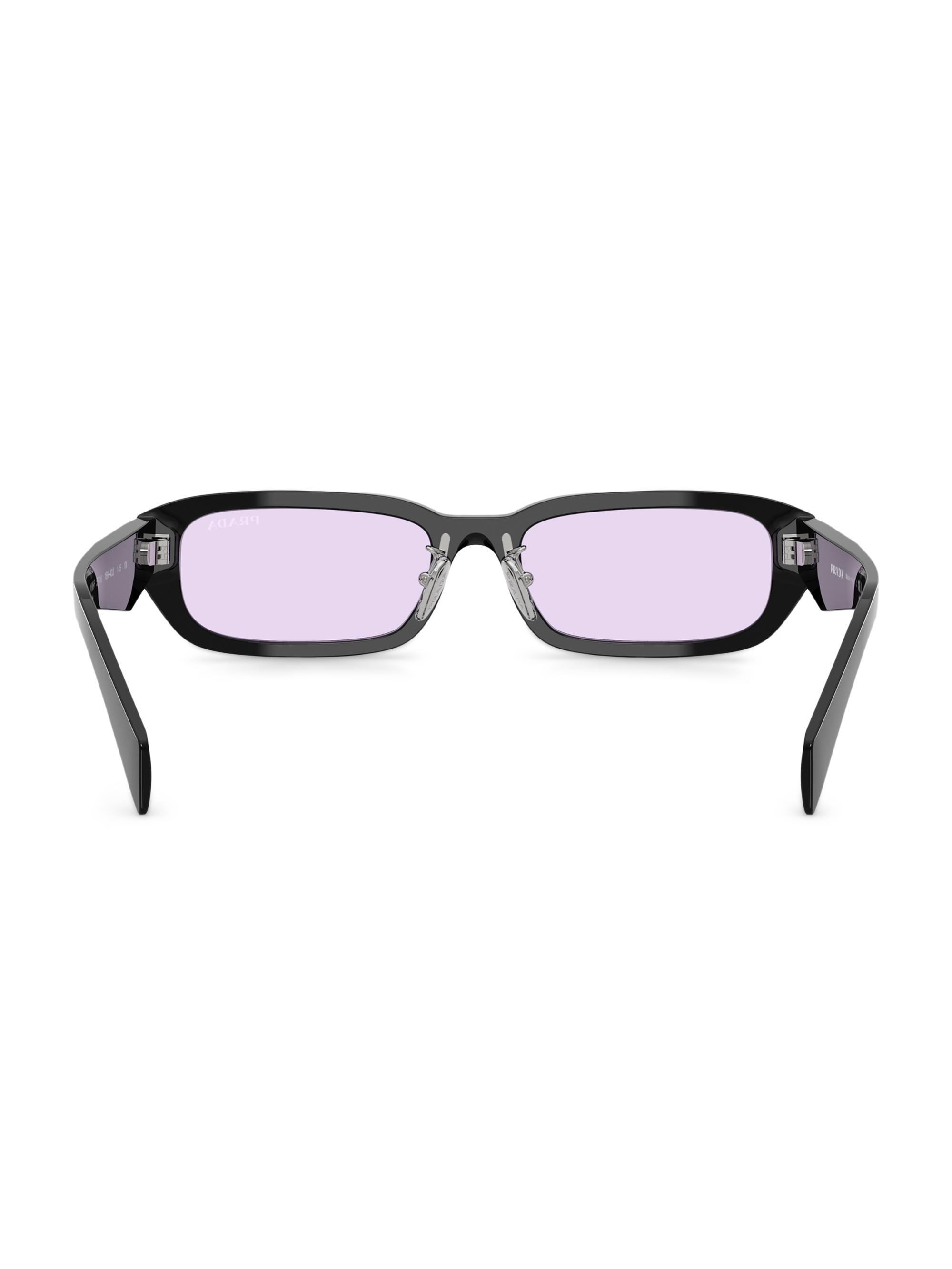 Prada 55MM Rectangular Sunglasses | Saks Fifth Avenue
