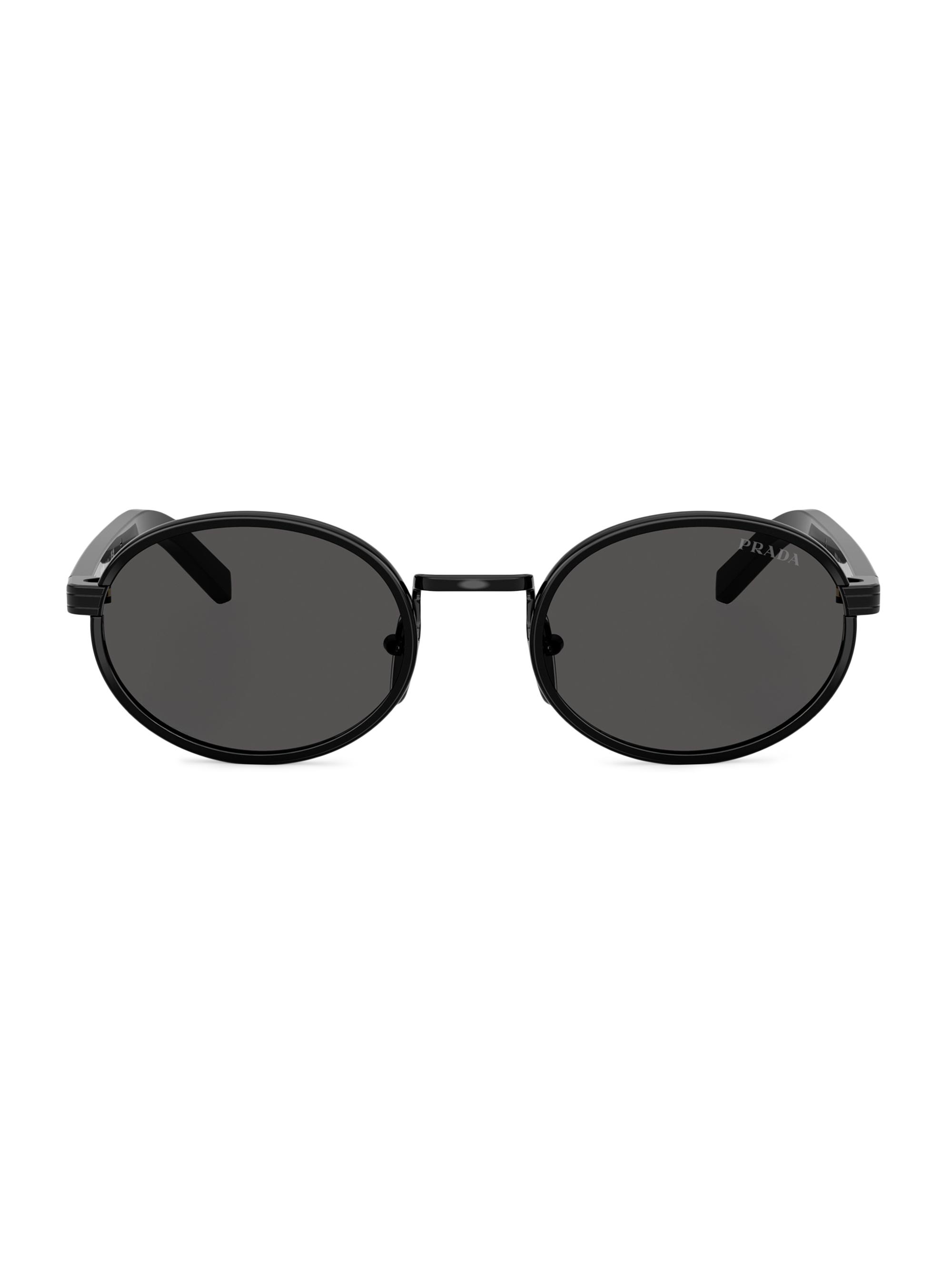 Prada 52MM Oval Sunglasses | Saks Fifth Avenue
