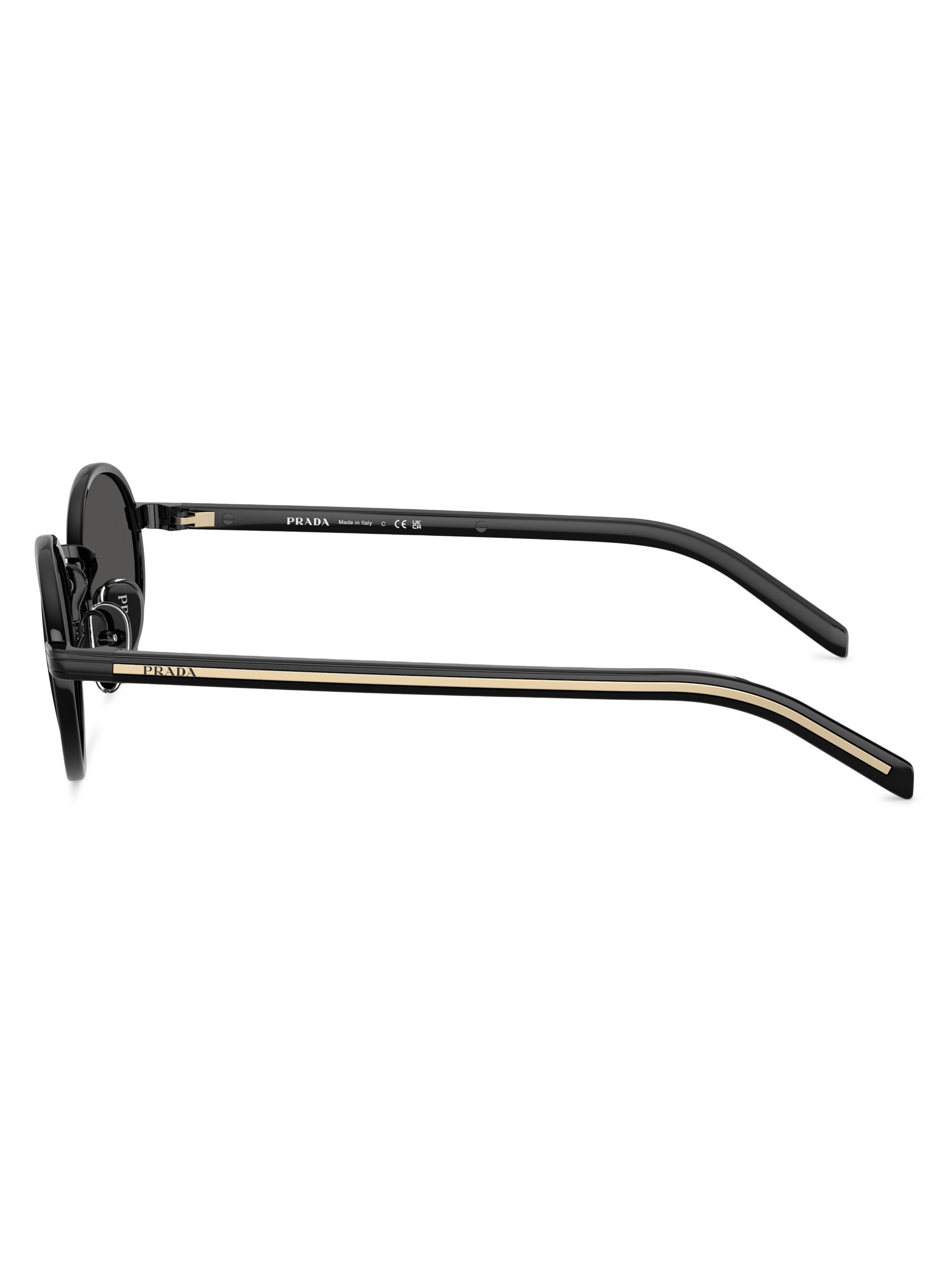 Prada 52MM Oval Sunglasses | Saks Fifth Avenue