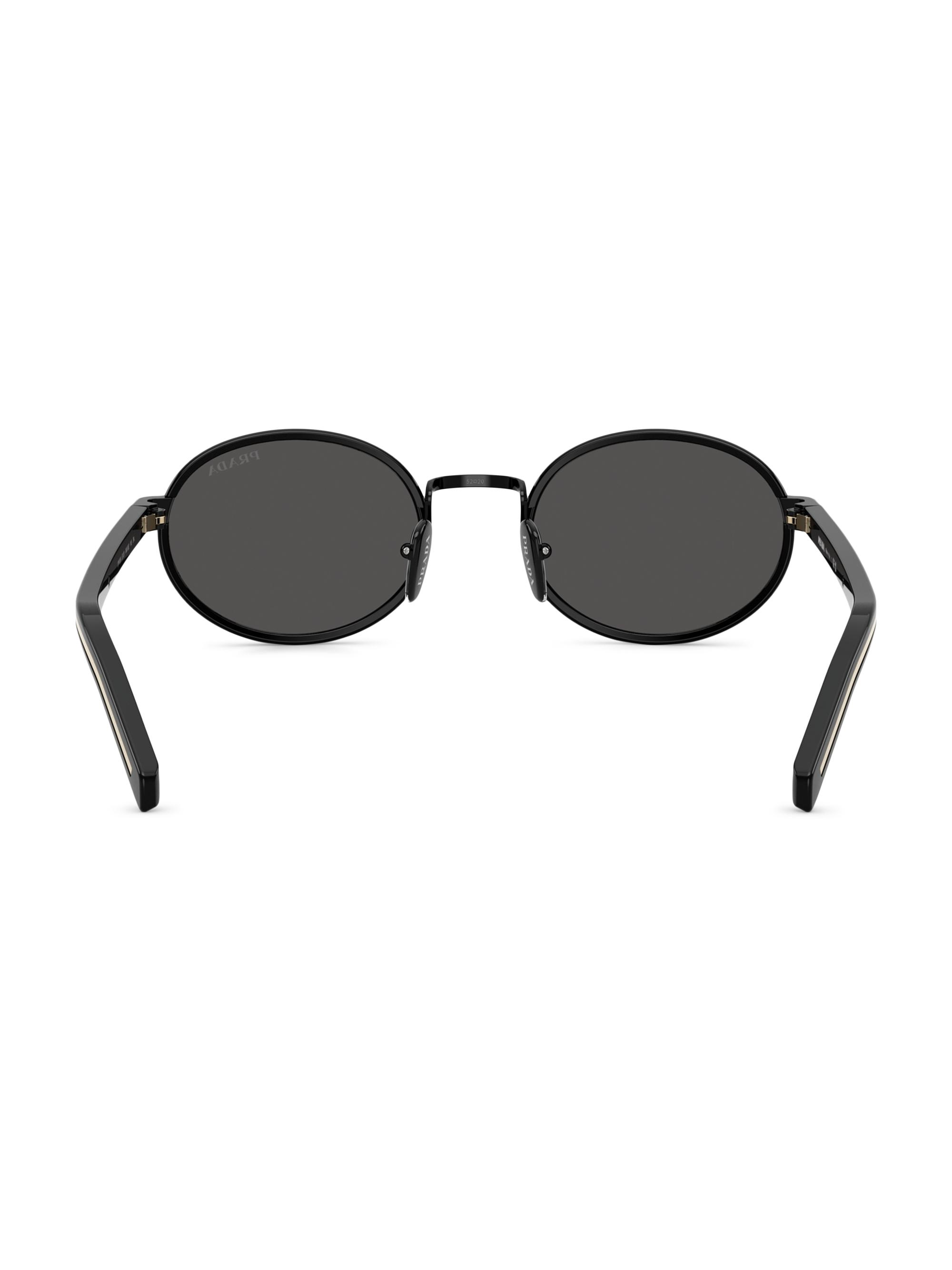 Prada 52MM Oval Sunglasses | Saks Fifth Avenue