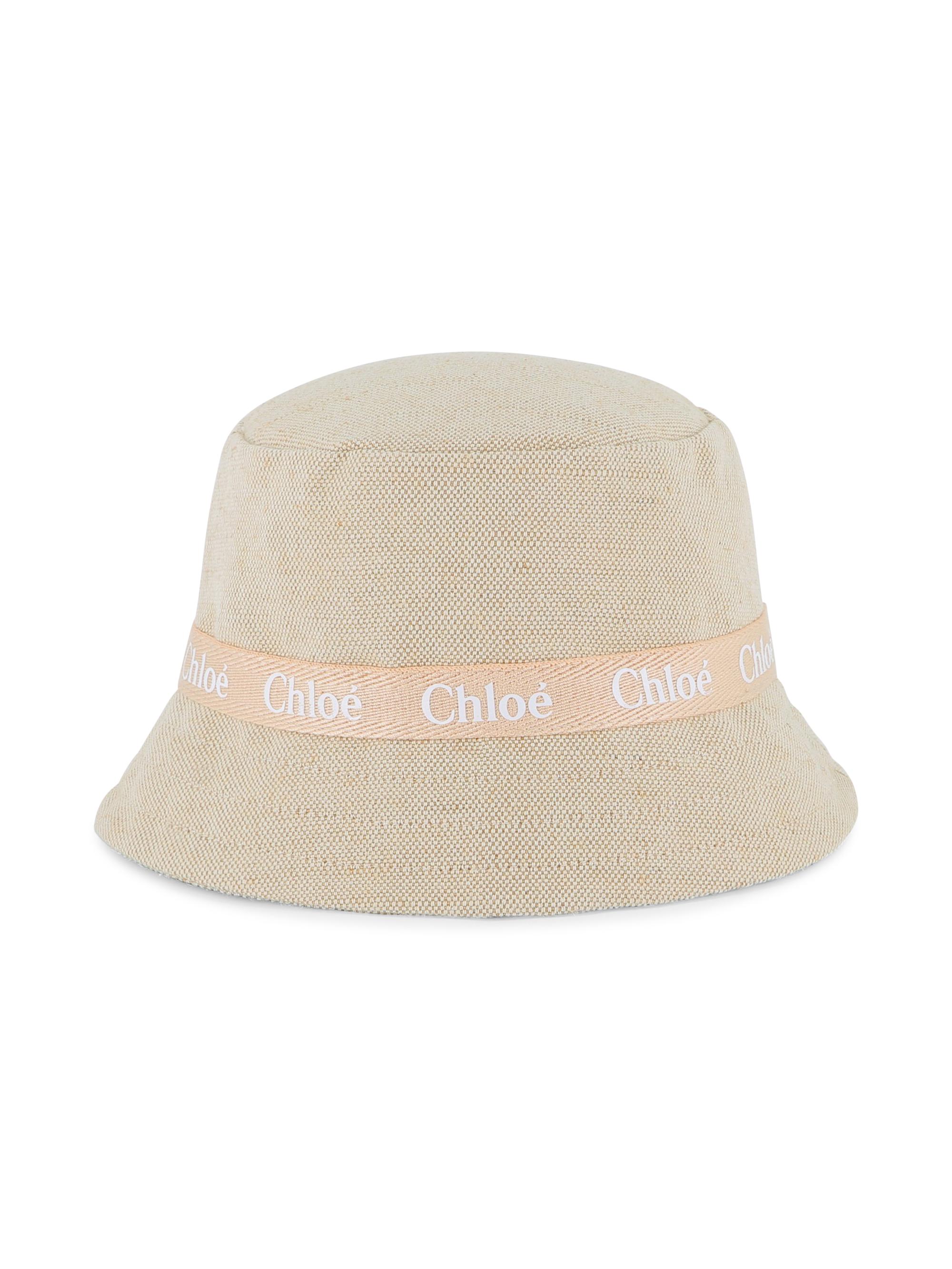 Chloé Logo Bucket Hat - Stone Rasberry