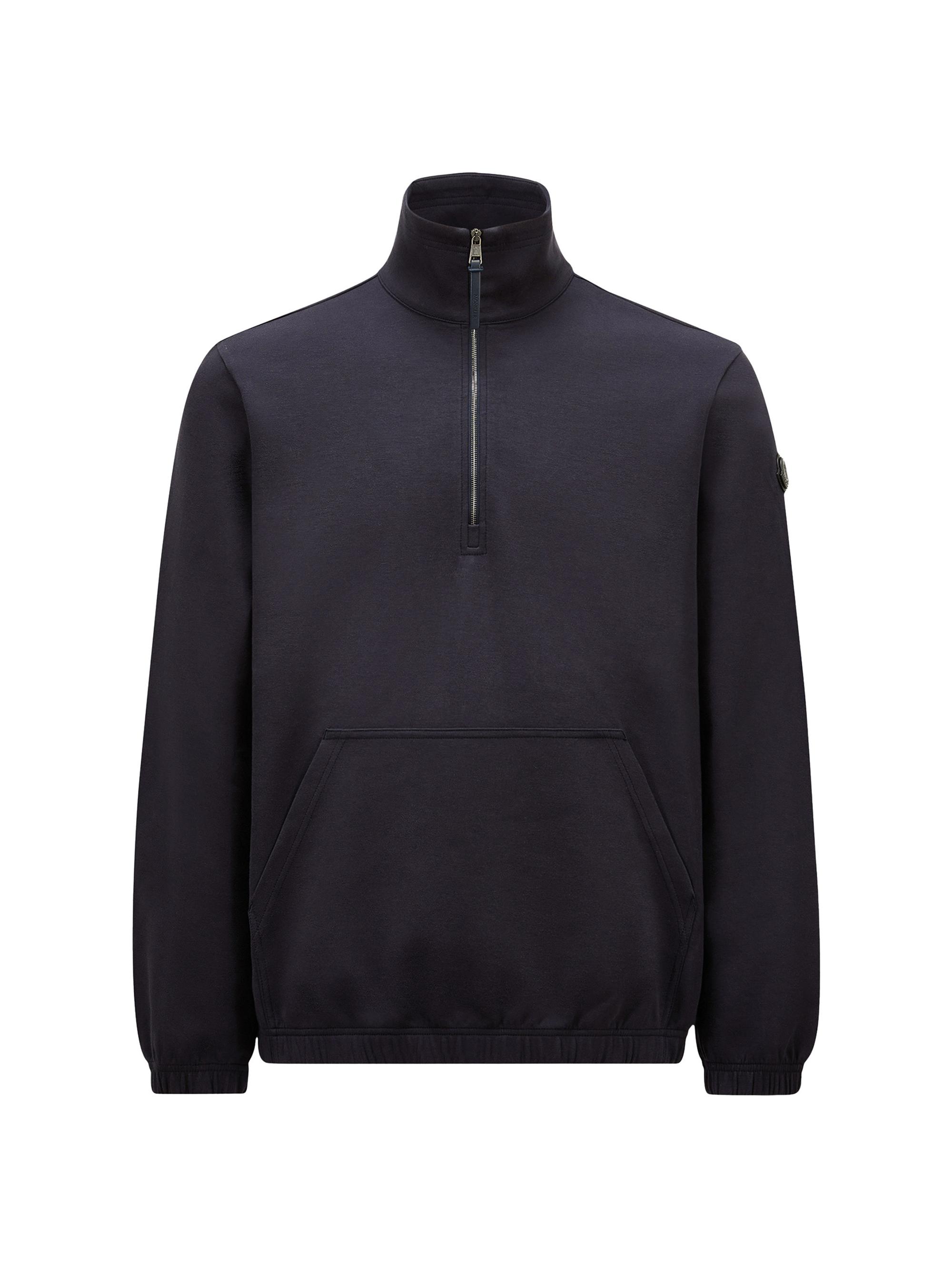 Moncler Men's Sweatshirt in Cotton - Navy Blue