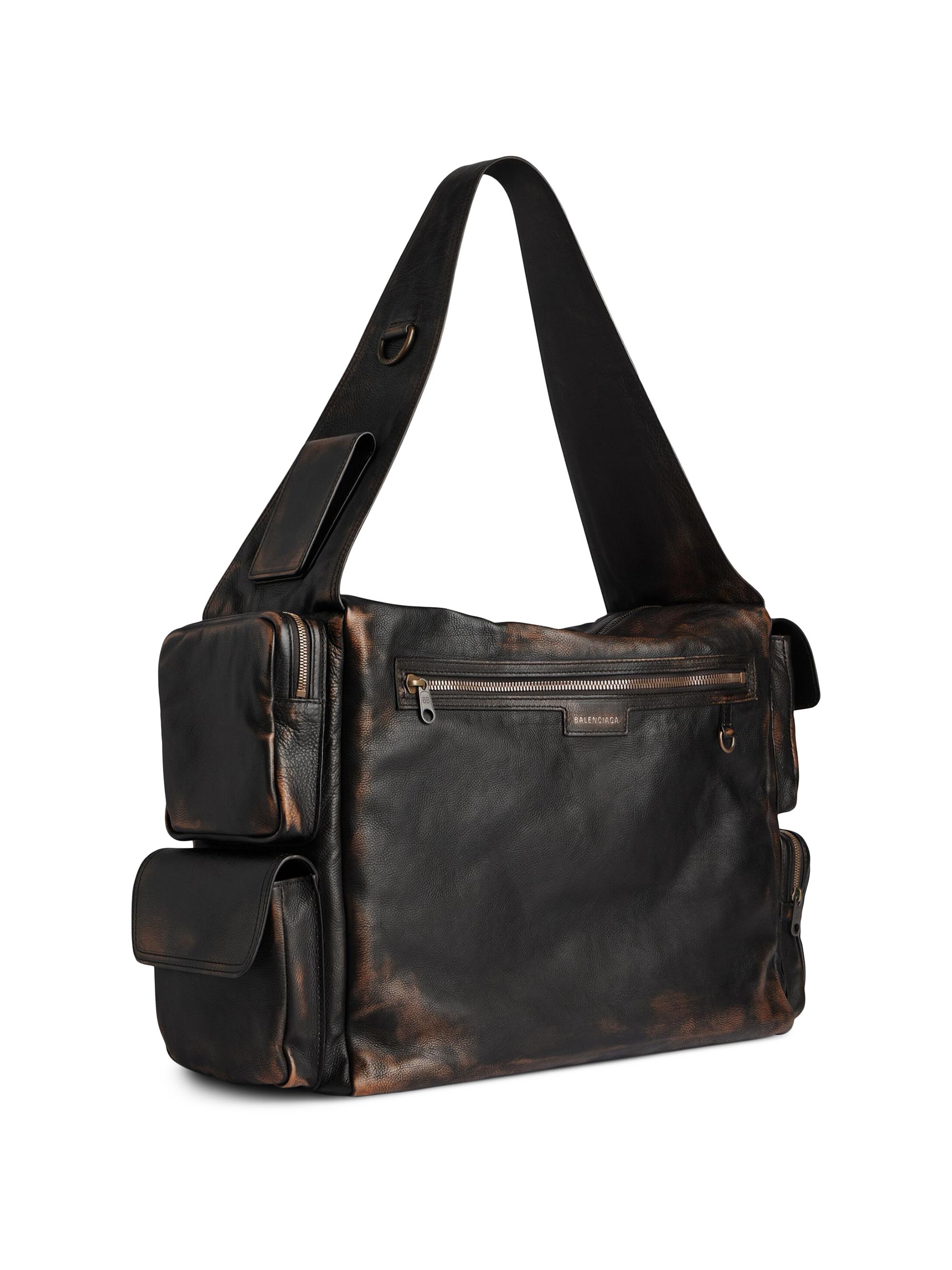 Balenciaga Superbusy Large Sling Bag Used Effect | Saks Fifth Avenue