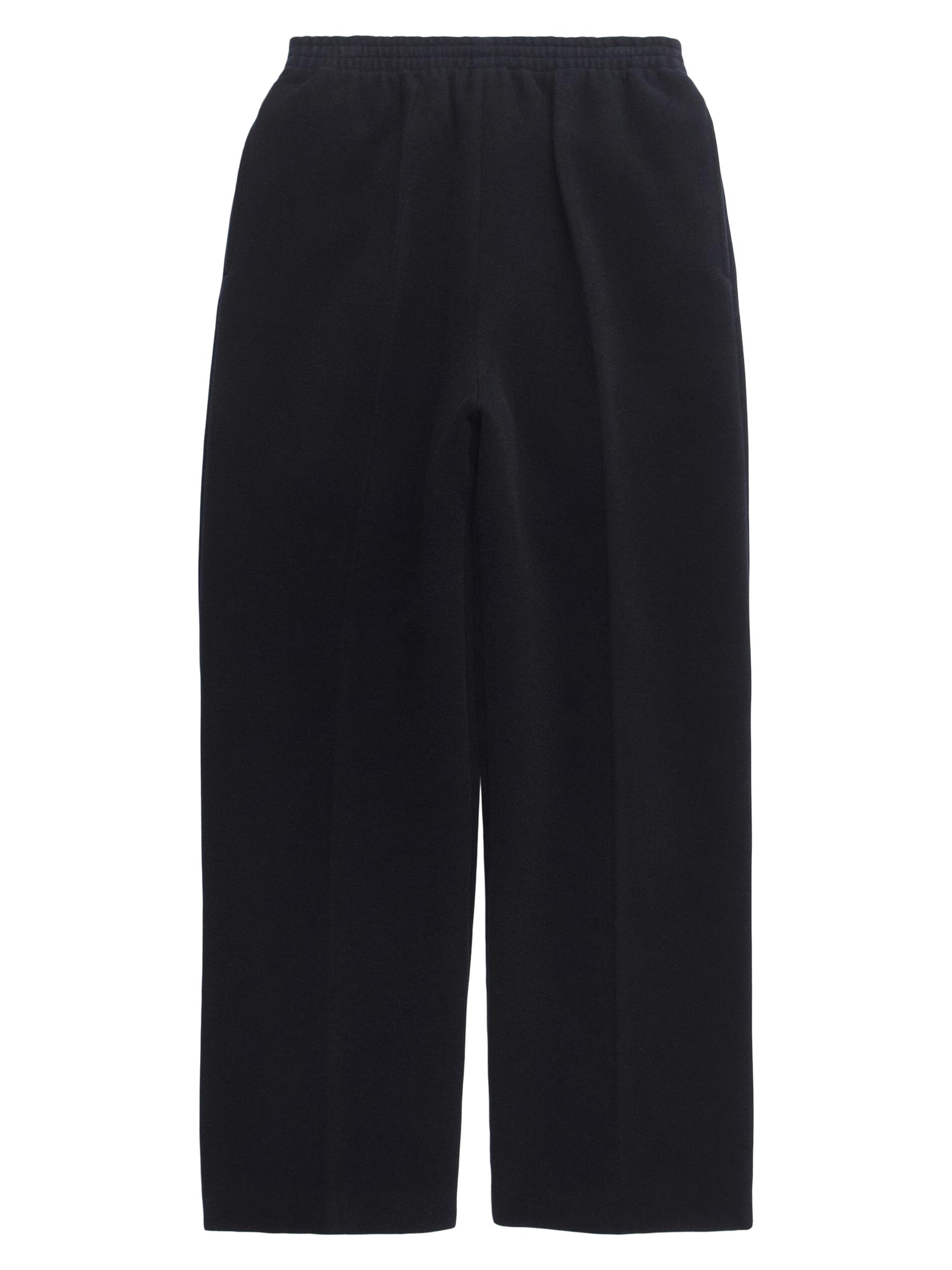 Balenciaga Men's Elastic Waist Pants - Navy Blue