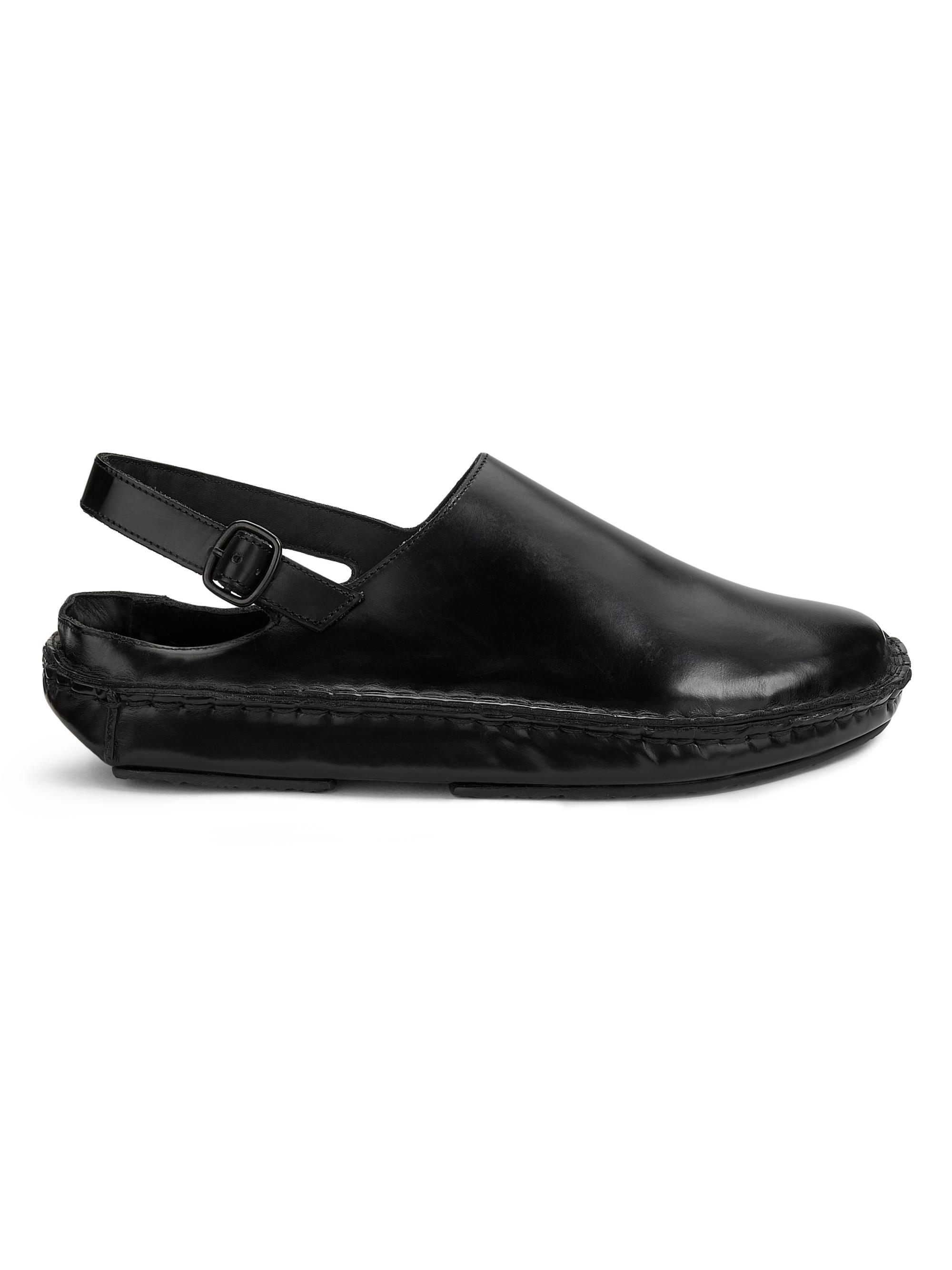 Hereu Men's Whipstitched Slingback Clog - Black