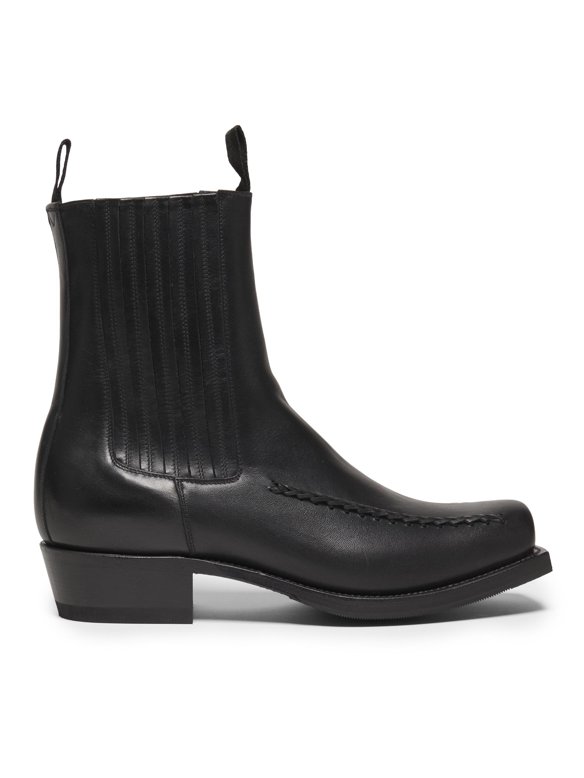 Hereu Men's Agulla Leather Chelsea Boots - Black