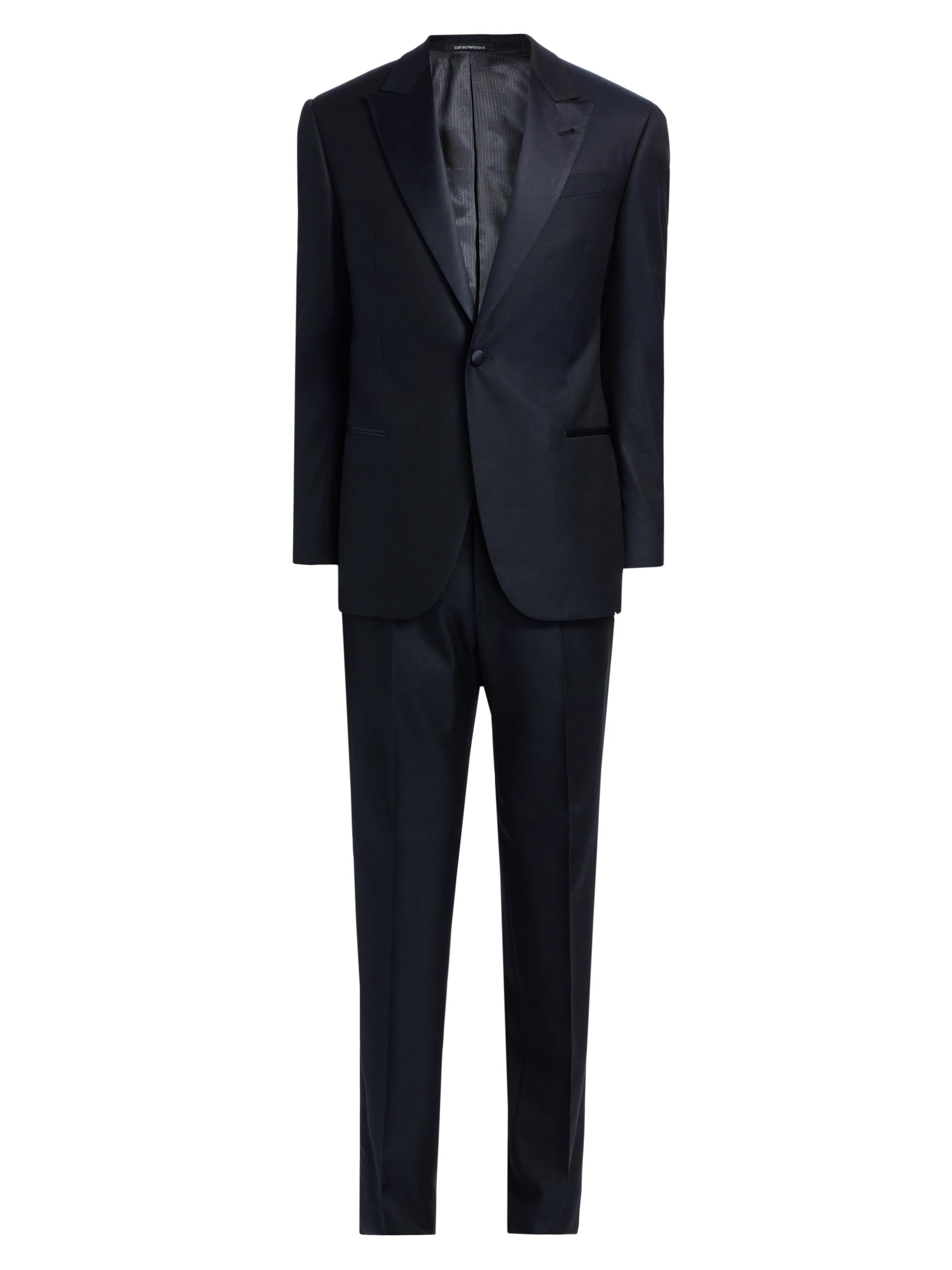Emporio Armani G-Line Classic Wool Notch Lapel Tuxedo | Saks Fifth