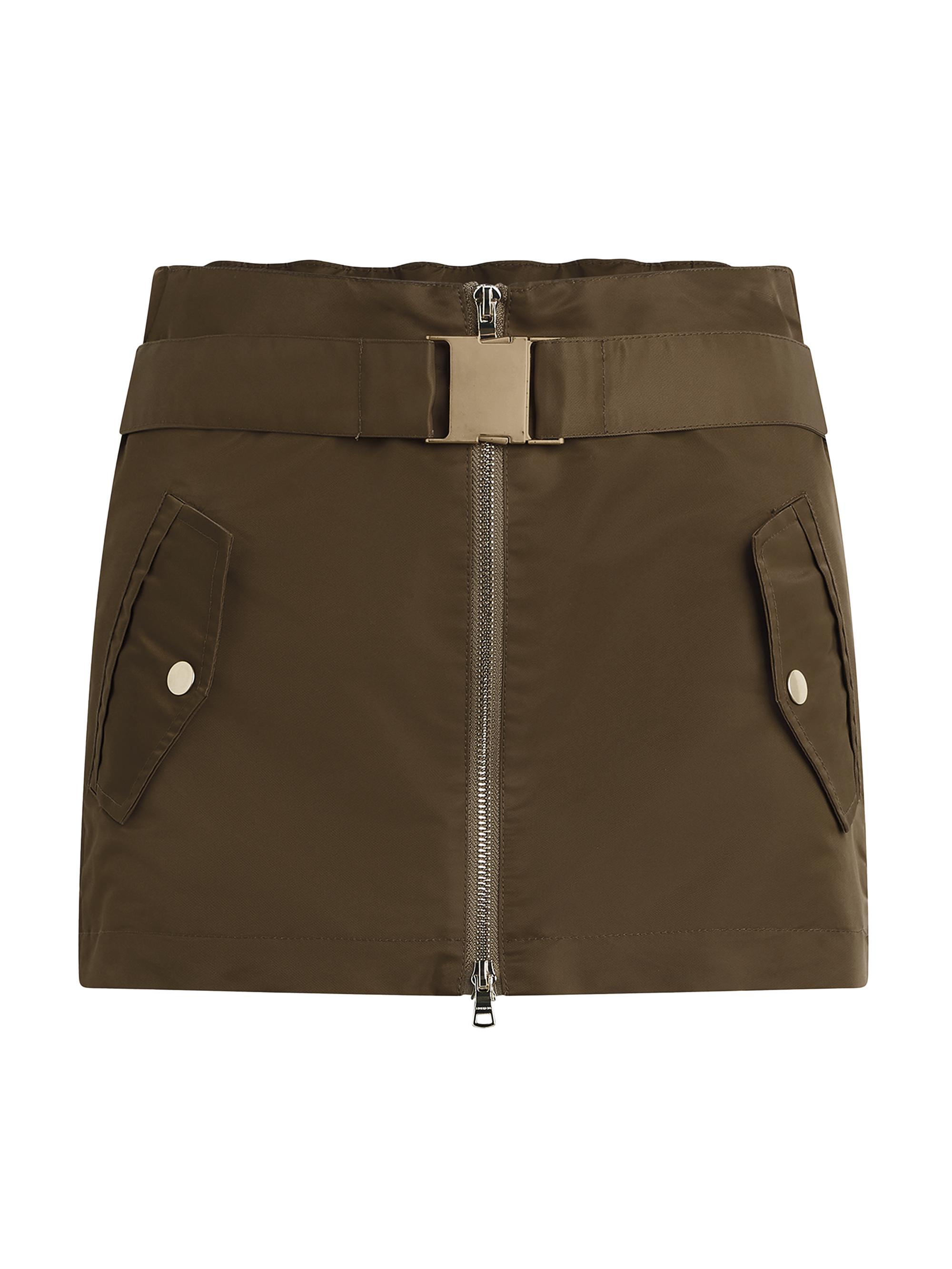 Hudson Jeans Women's Brooks Nader x Hudson Grace Ann Micreaux Miniskirt - Basin