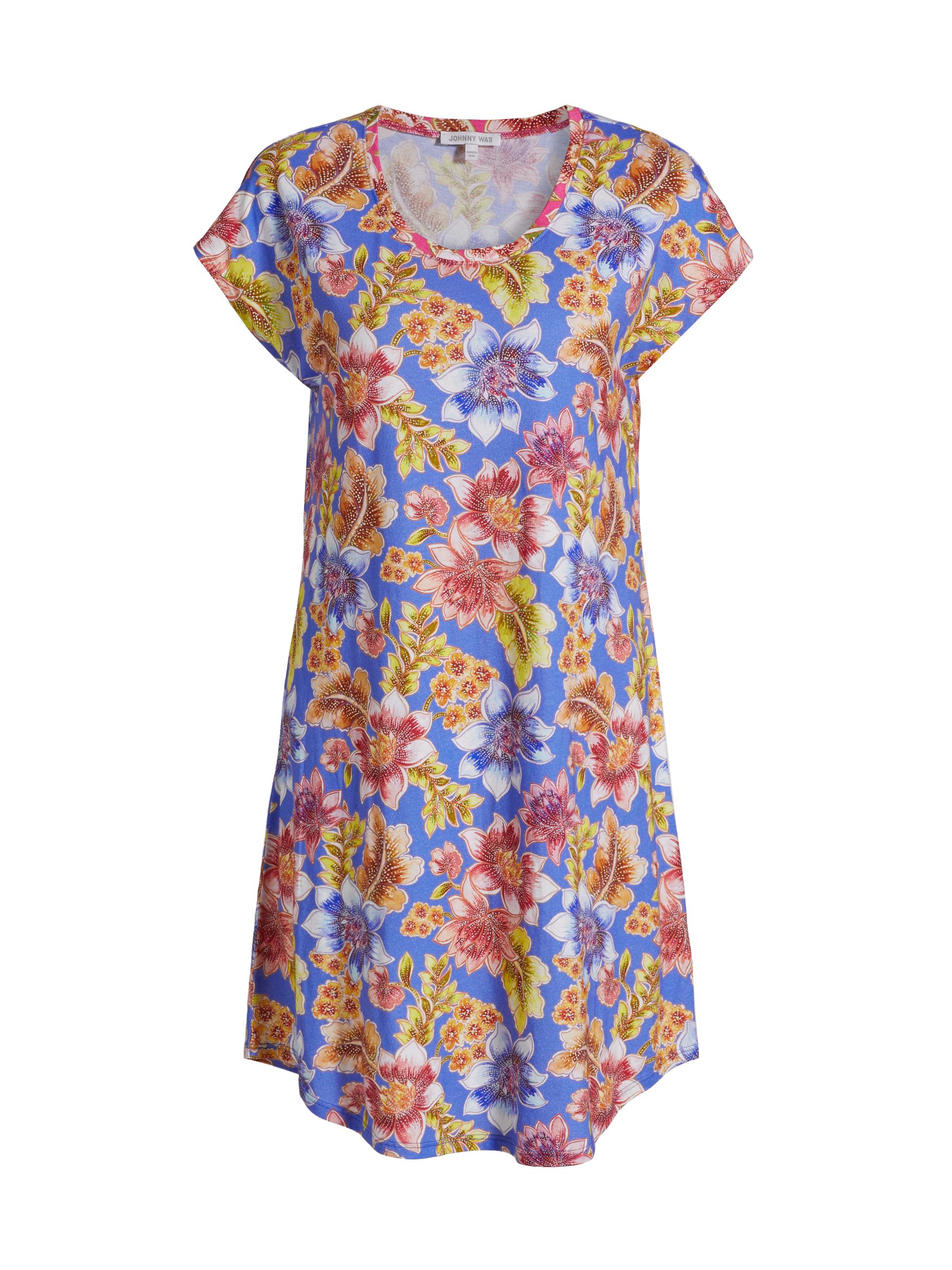 Johnny Was Women's The Bridgette Floral Cap-Sleeve Dress - Leilah