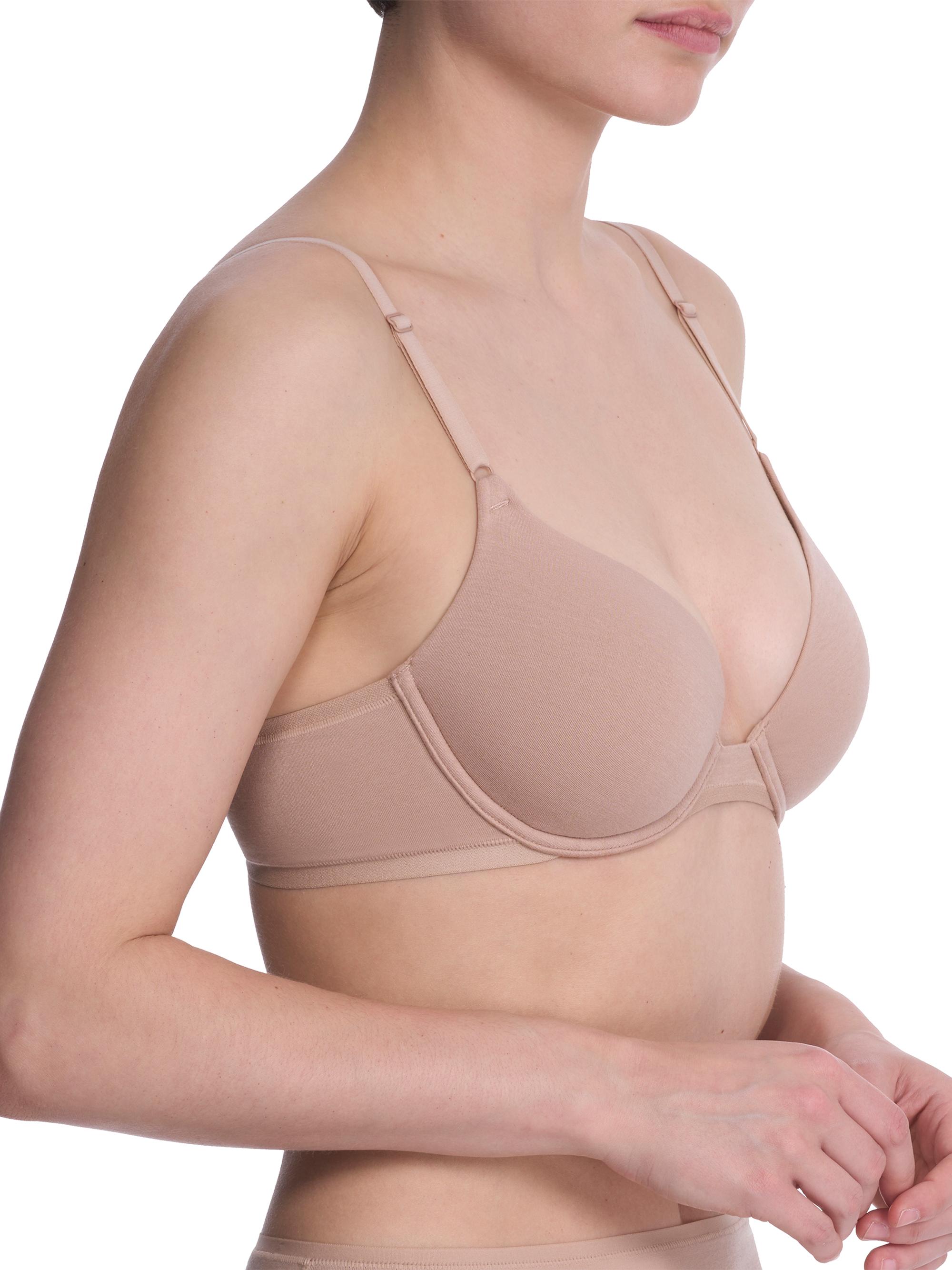 Natori Women's Bliss Cotton Convertible T-Shirt Bra - Cafe | Thumbnail 2