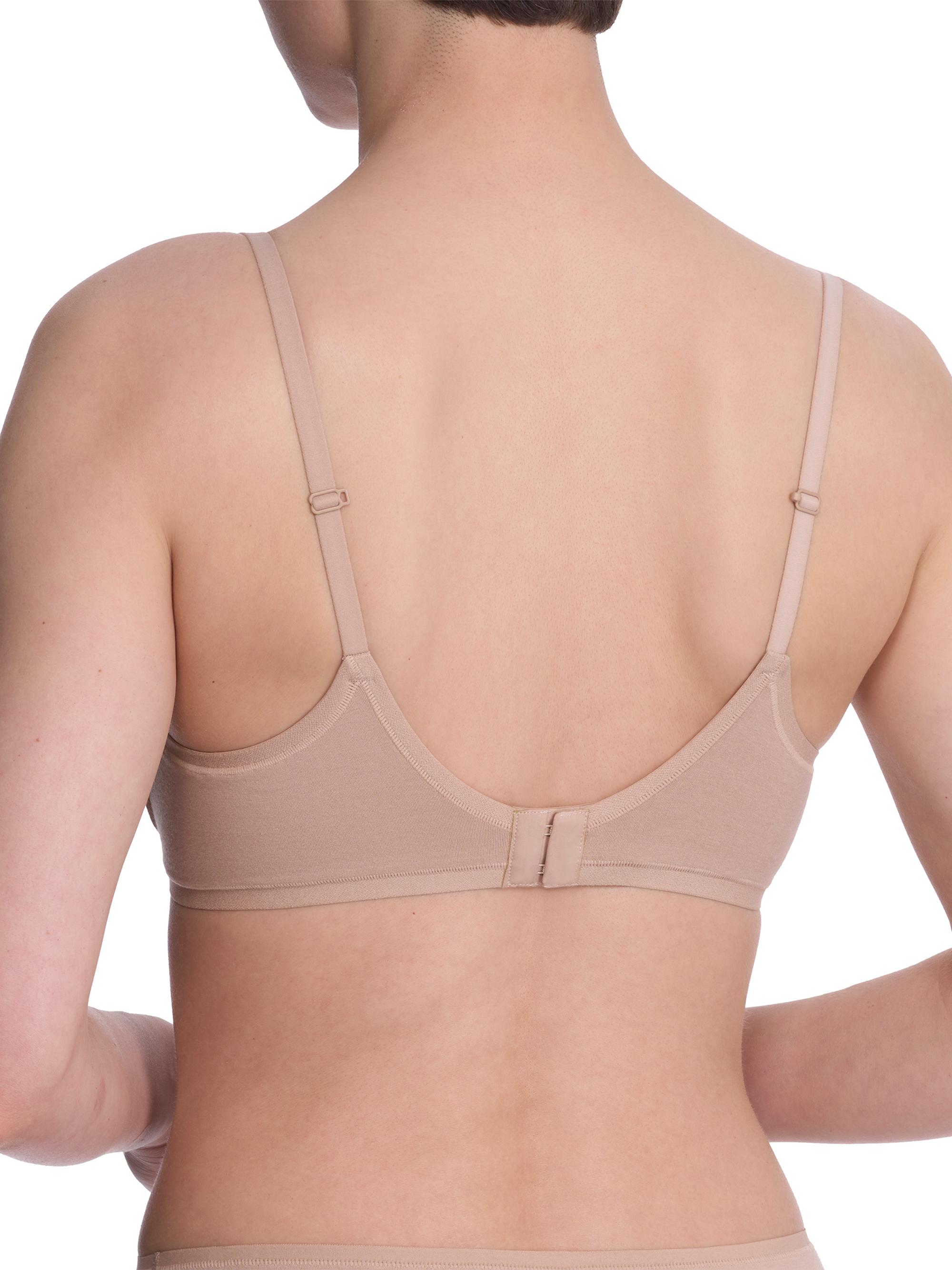Natori Women's Bliss Cotton Convertible T-Shirt Bra - Cafe | Thumbnail 3
