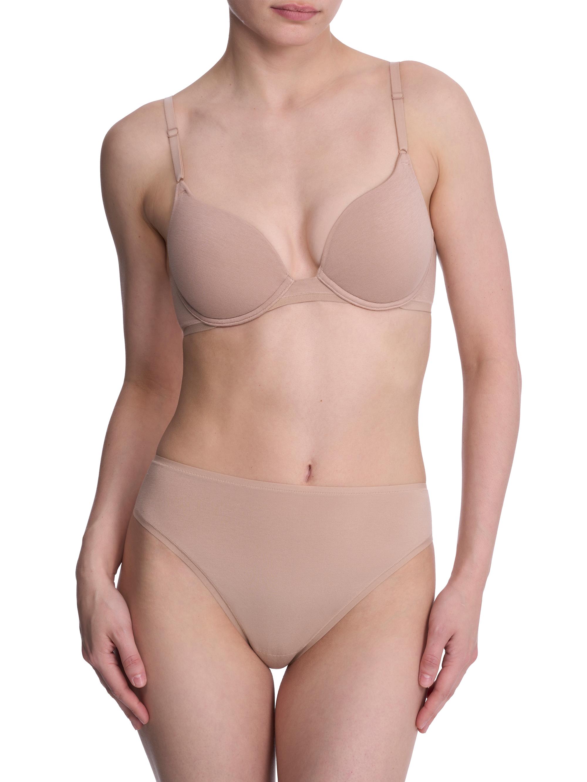 Natori Women's Bliss Cotton Convertible T-Shirt Bra - Cafe | Thumbnail 6