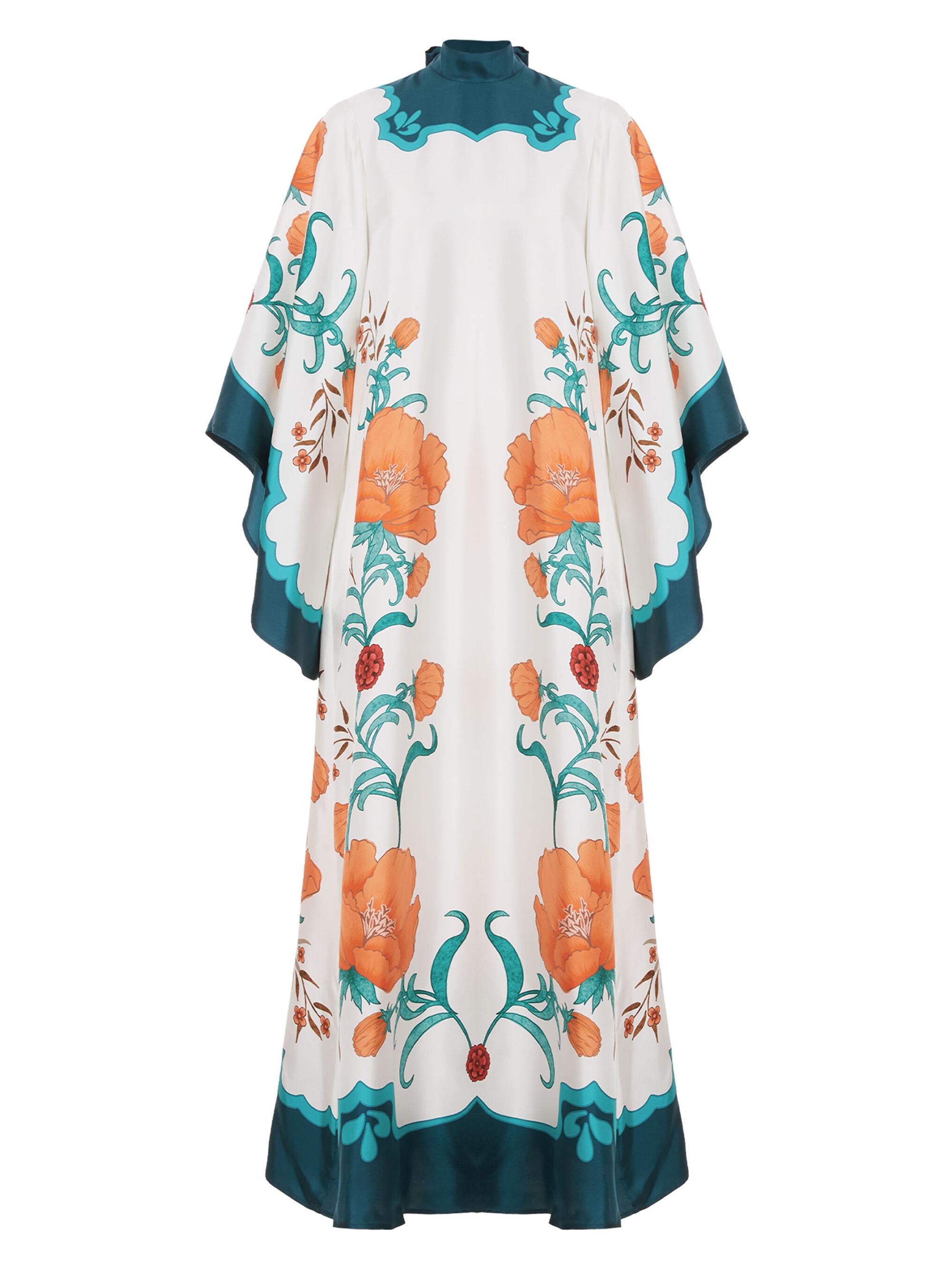 La DoubleJ Women's Magnifico Midi Dress - Morpheus Placee Orange