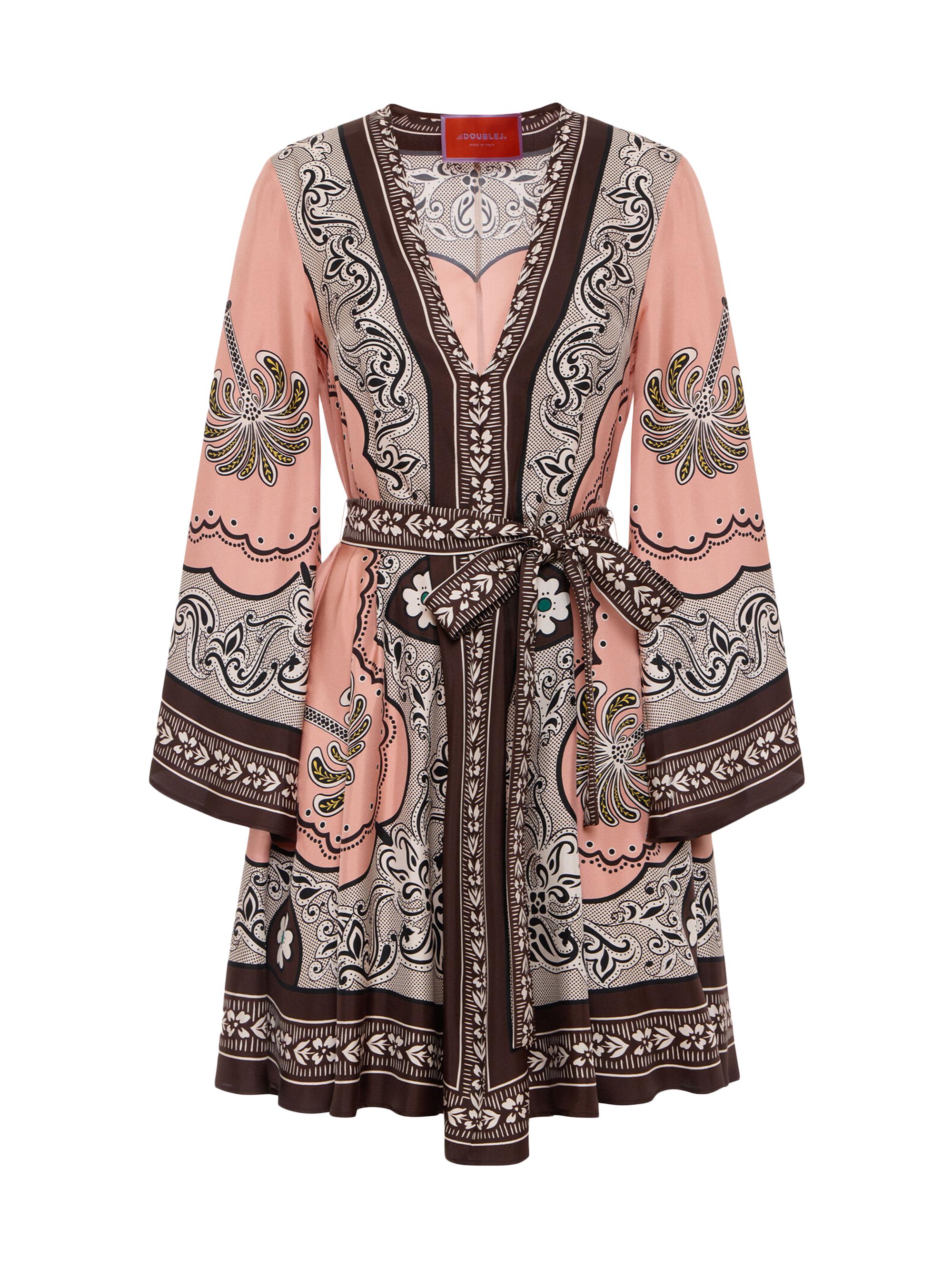 La DoubleJ Women's Mini Magnifico Dress - Mirage Placee Pink