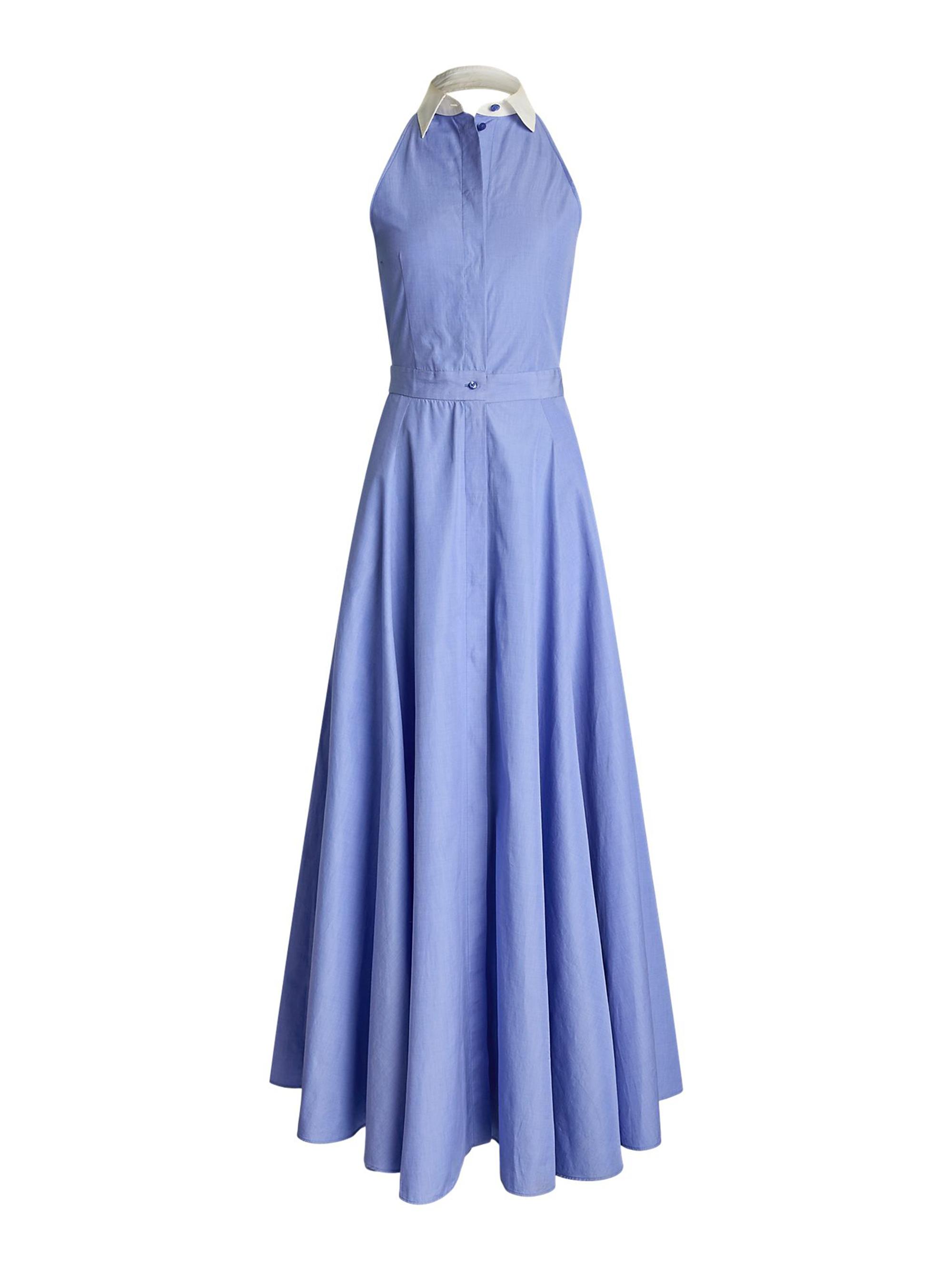 Ralph Lauren Collection Eldred Cotton Halter Maxi Dress | Saks