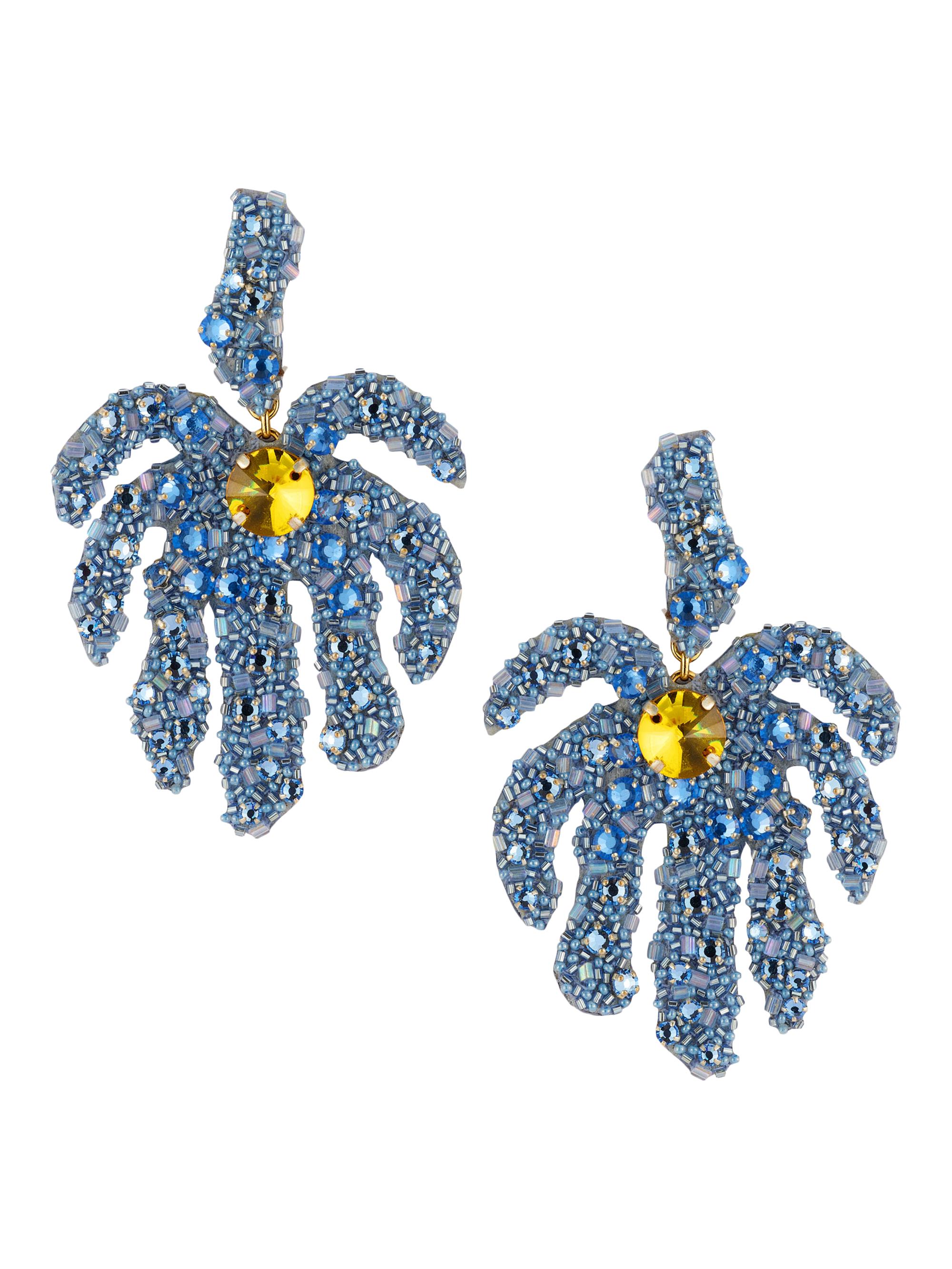 Mignonne Gavigan Women's Santana Beaded Drop Earrings - Blue Multi