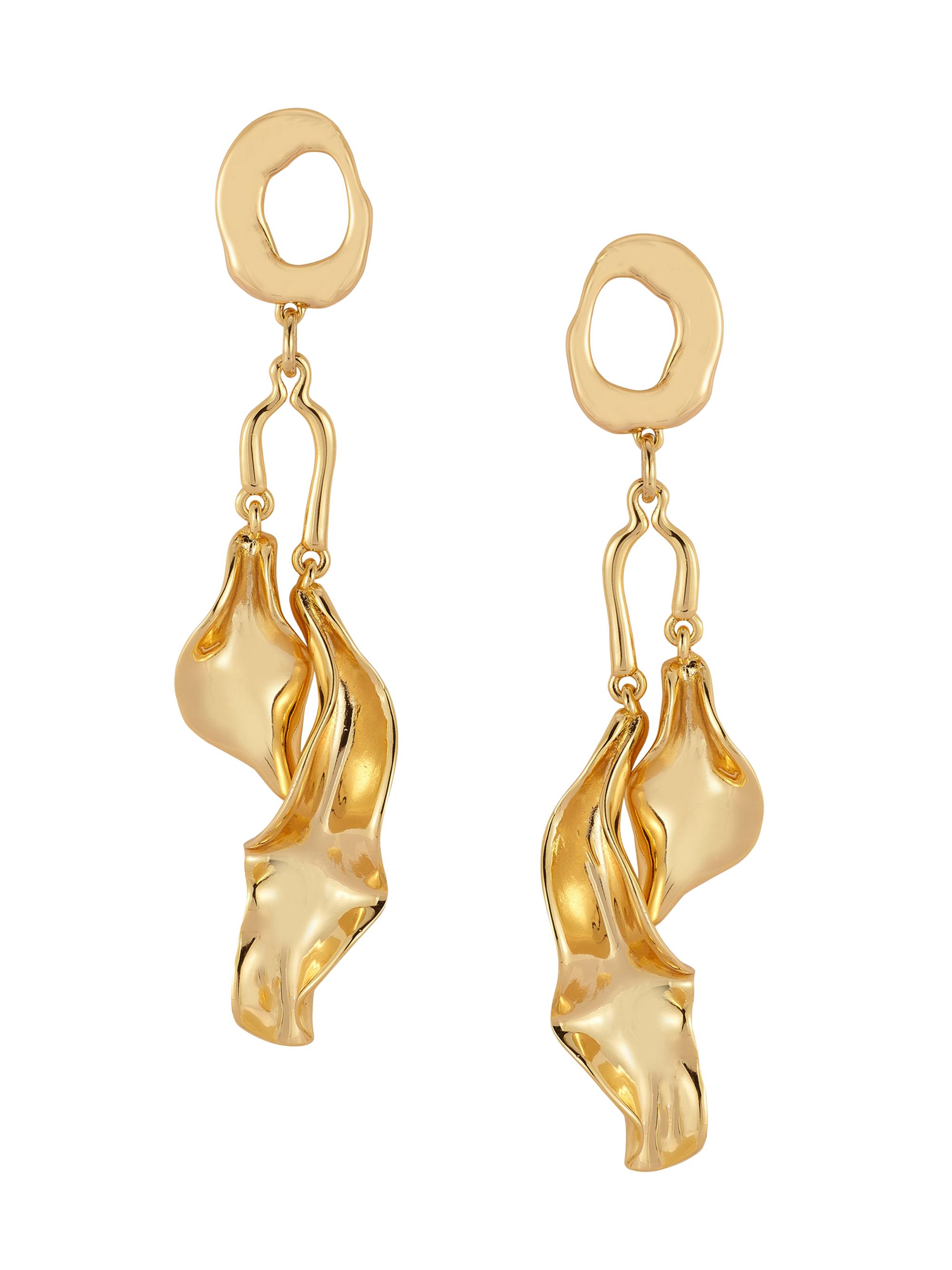 Mignonne Gavigan Women's Blanca 14K-Gold-Plated Drop Earrings - Gold