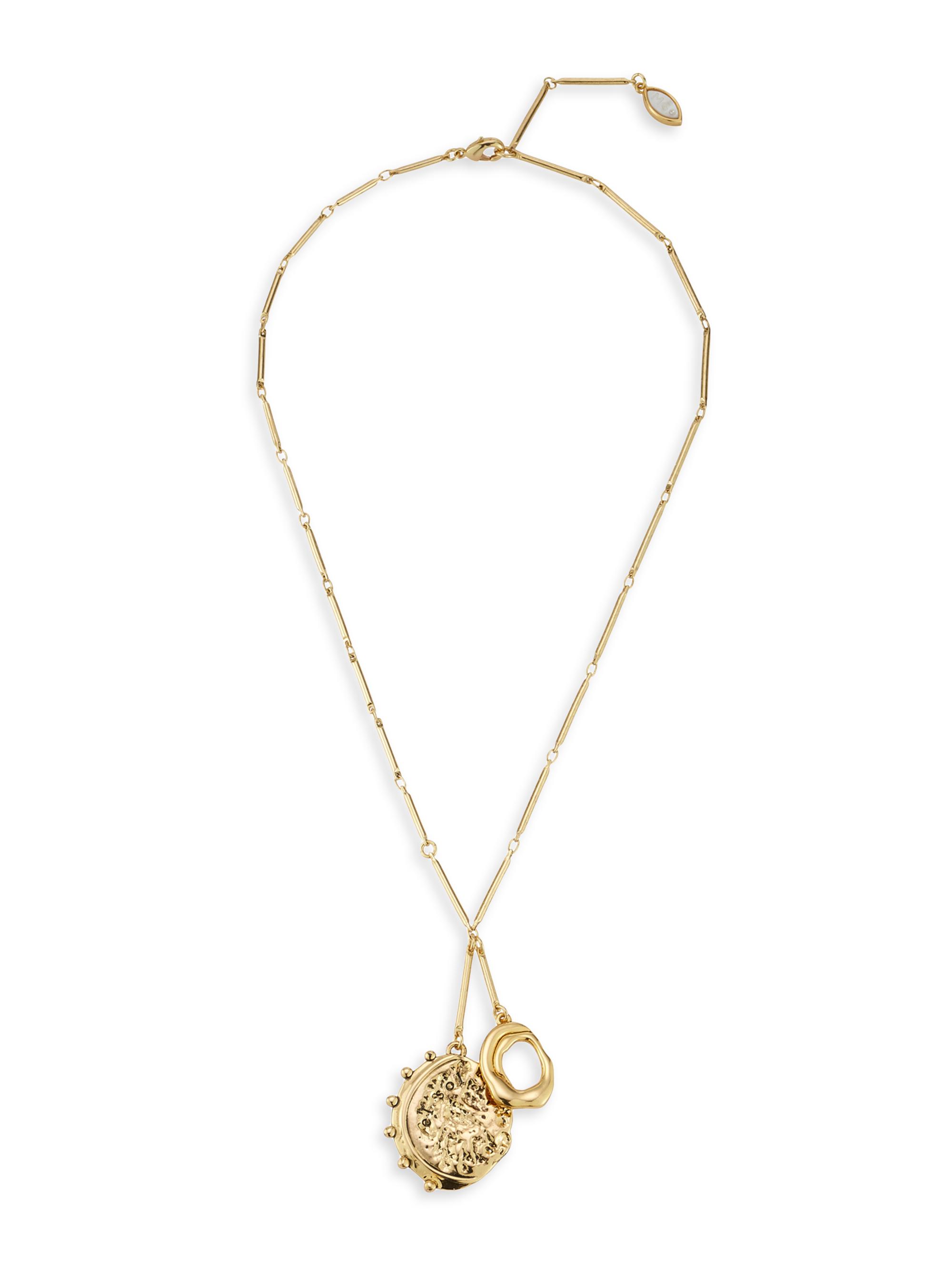 Mignonne Gavigan Women's Blanca 14K-Gold-Plated Charm Necklace - Antique Gold
