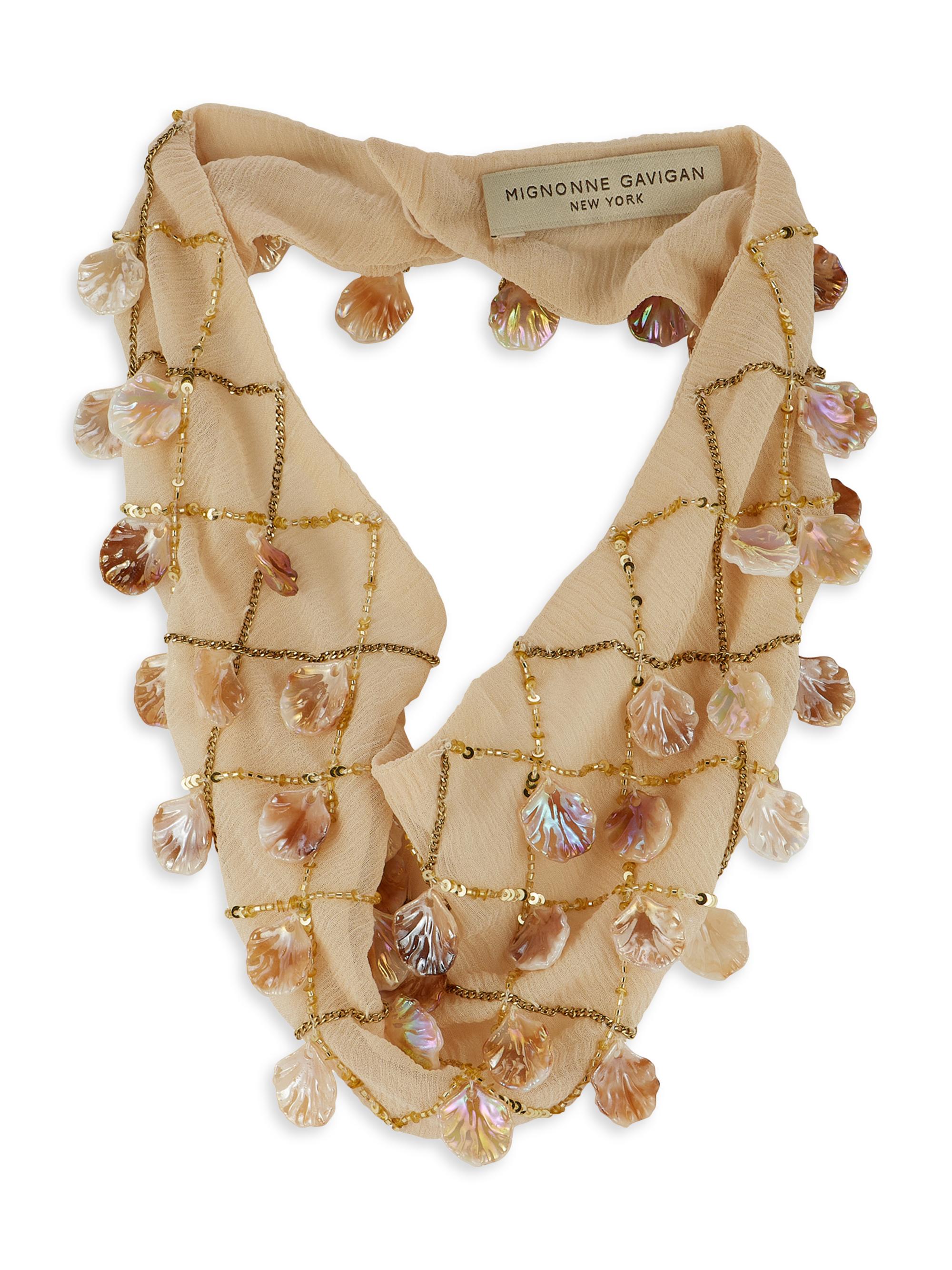 Mignonne Gavigan Women's Luiza Beaded Scarf Necklace