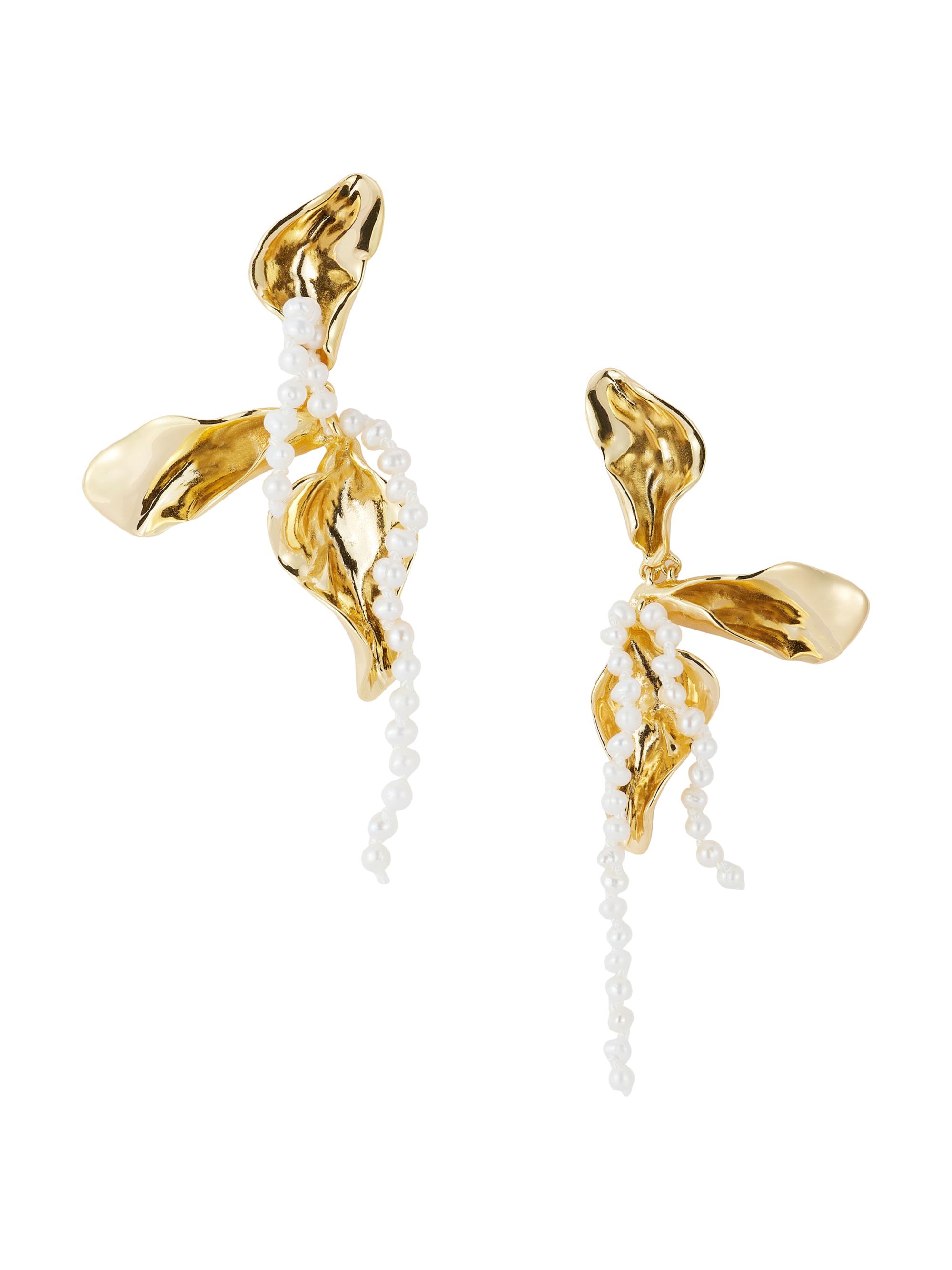 Mignonne Gavigan Women's Rosalia 14K-Gold-Plated & Freshwater Pearl Drop Earrings - Gold
