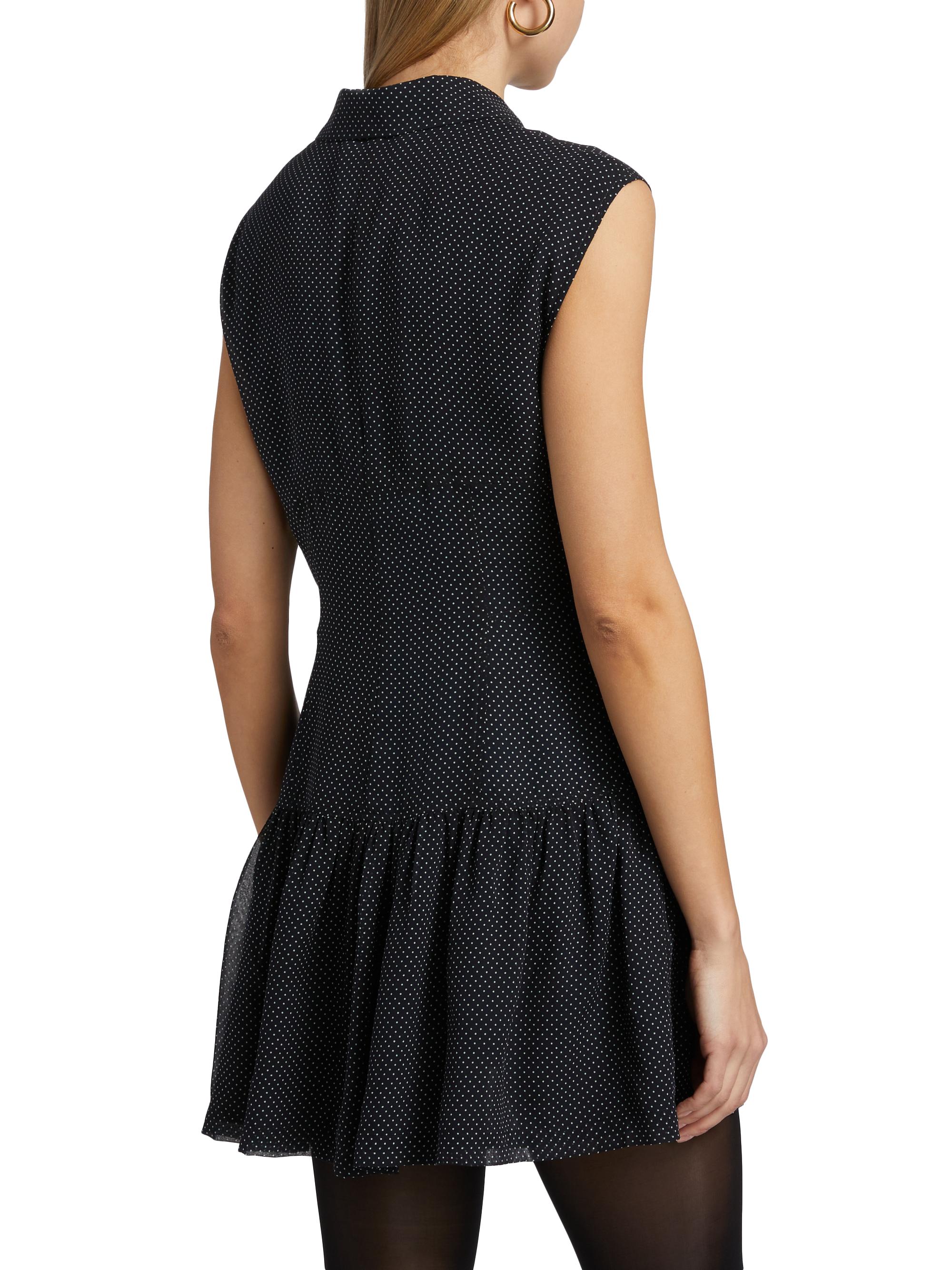 FRAME Women's The Silk Day Dress | Navy Multi | Size Large