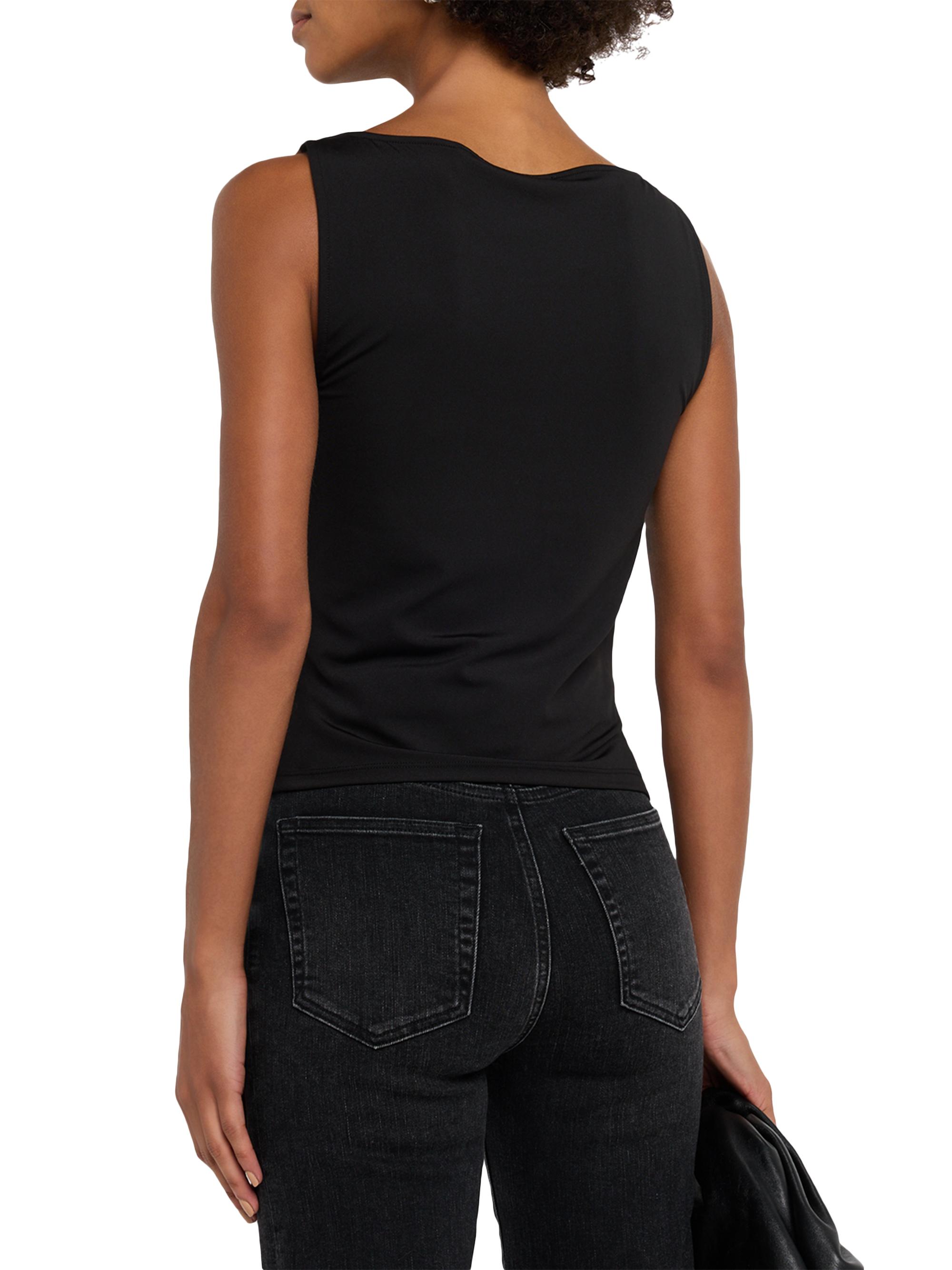 FRAME Ruched Sleeveless Top | Saks Fifth Avenue
