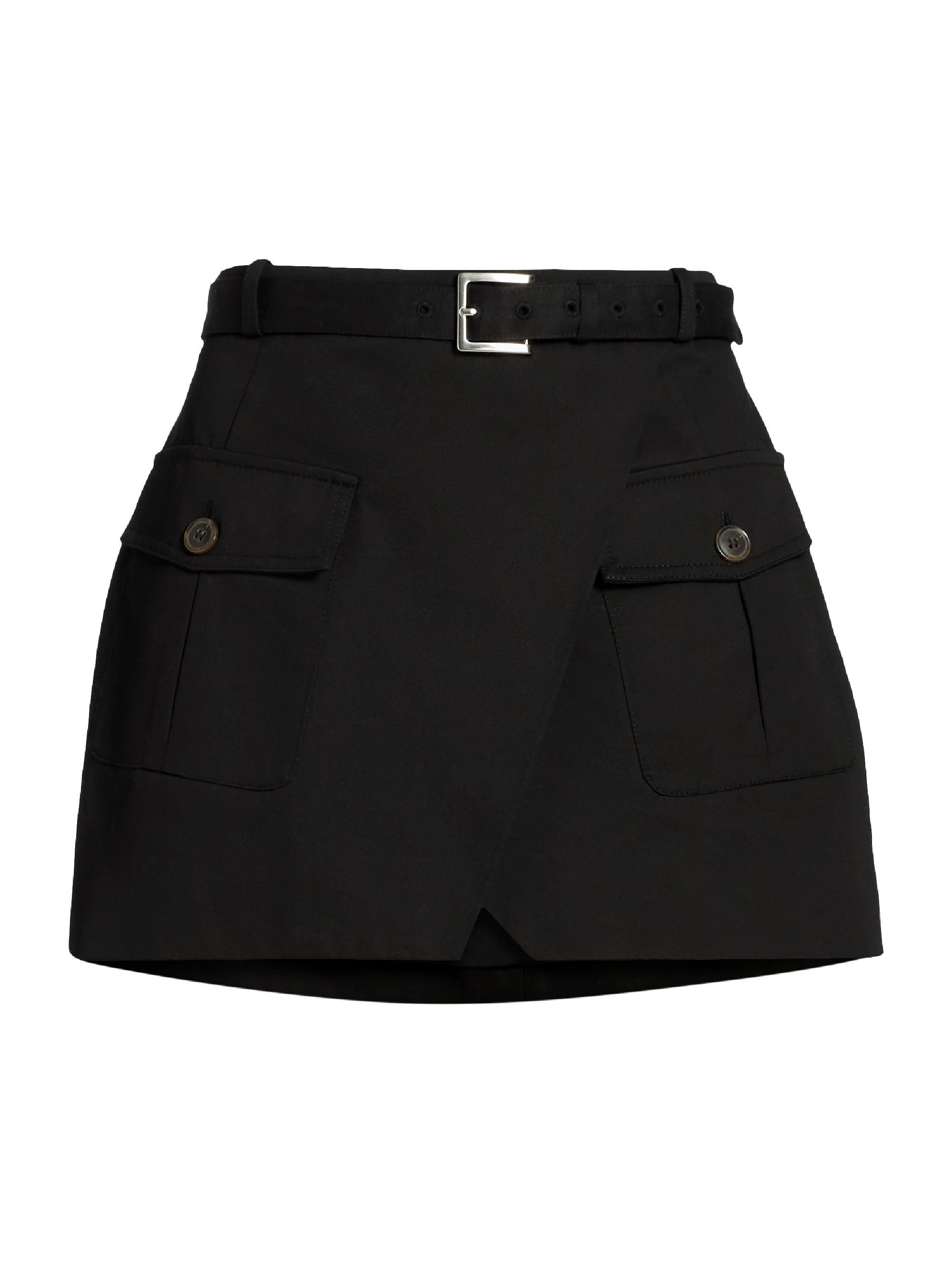 VENICEW Black Gathered Miniskirt ミニスカート VENICEW Black Gathered Miniskirt ミニスカート