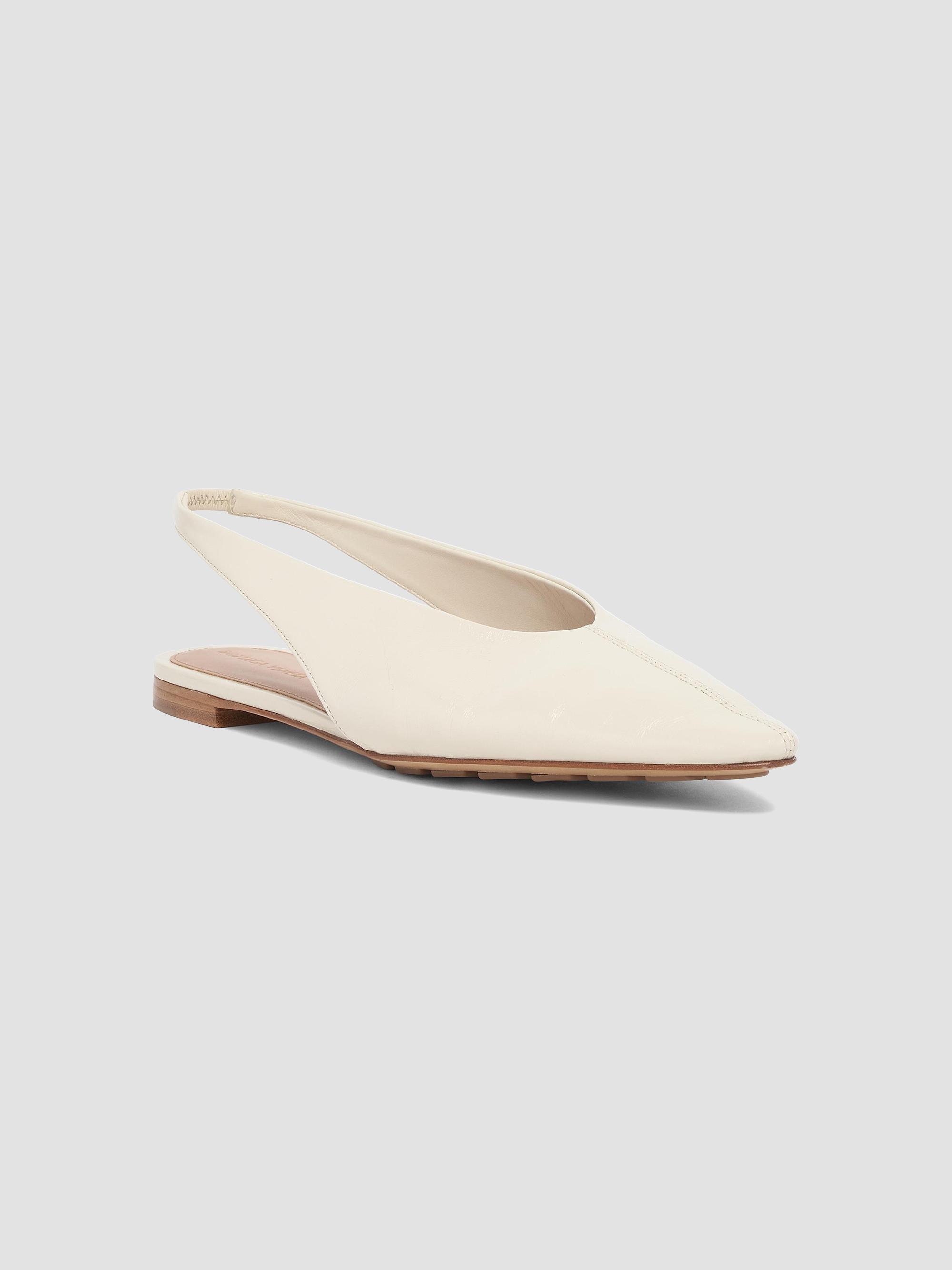 Bottega Veneta Leather Slingback Flats | Saks Fifth Avenue